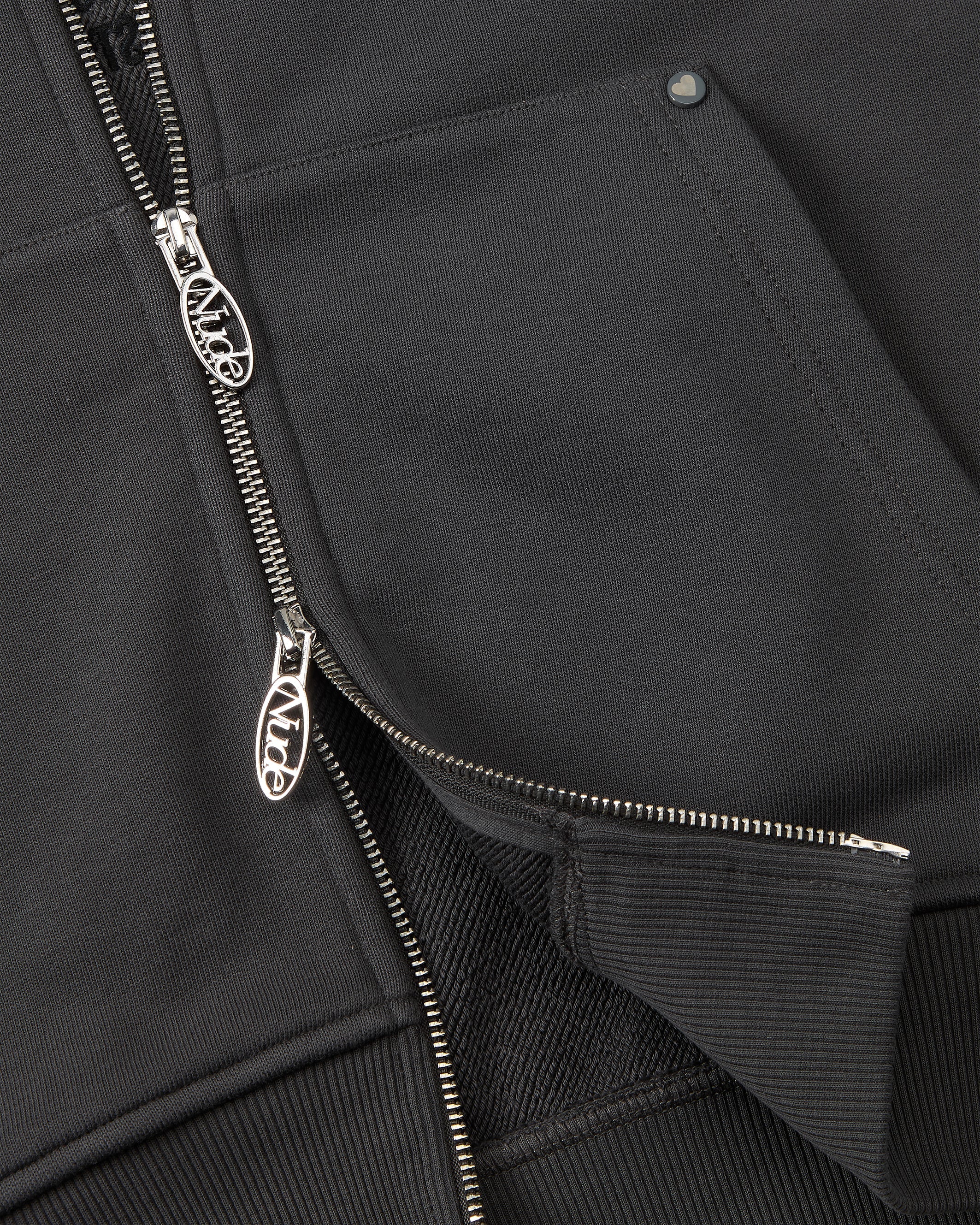Beast Zip-Up Hoodie Ash