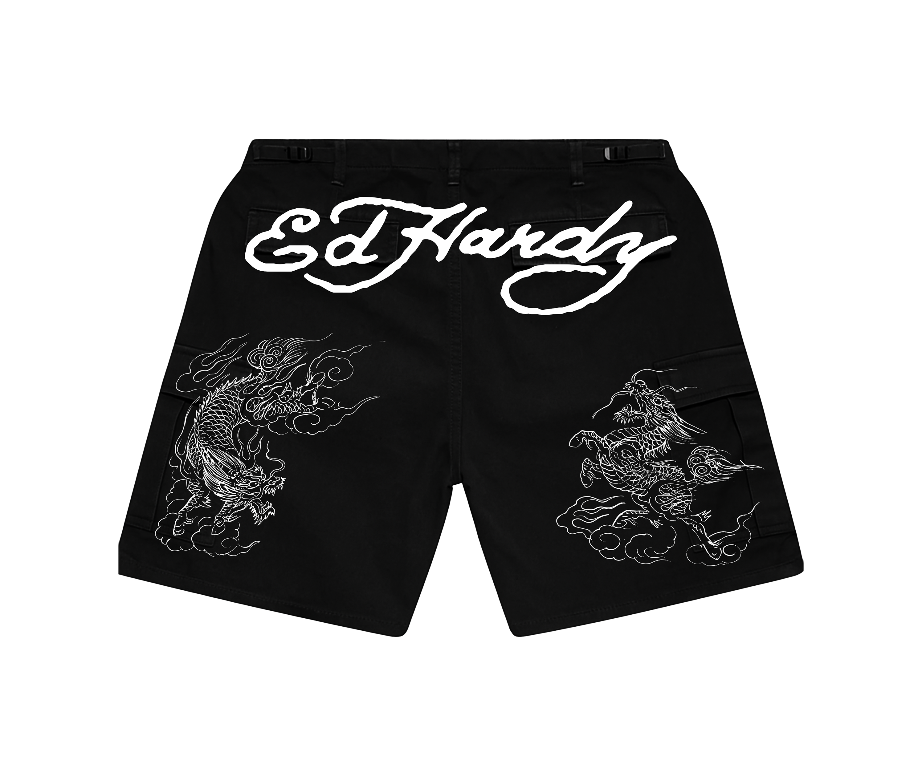 Bermuda Preta "Dragon" Ed Hardy x Matuê