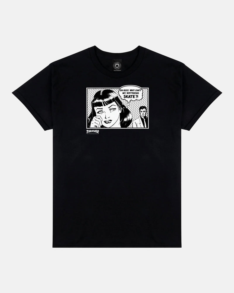 BOYFRIEND - TSHIRT - BLACK - Four Street