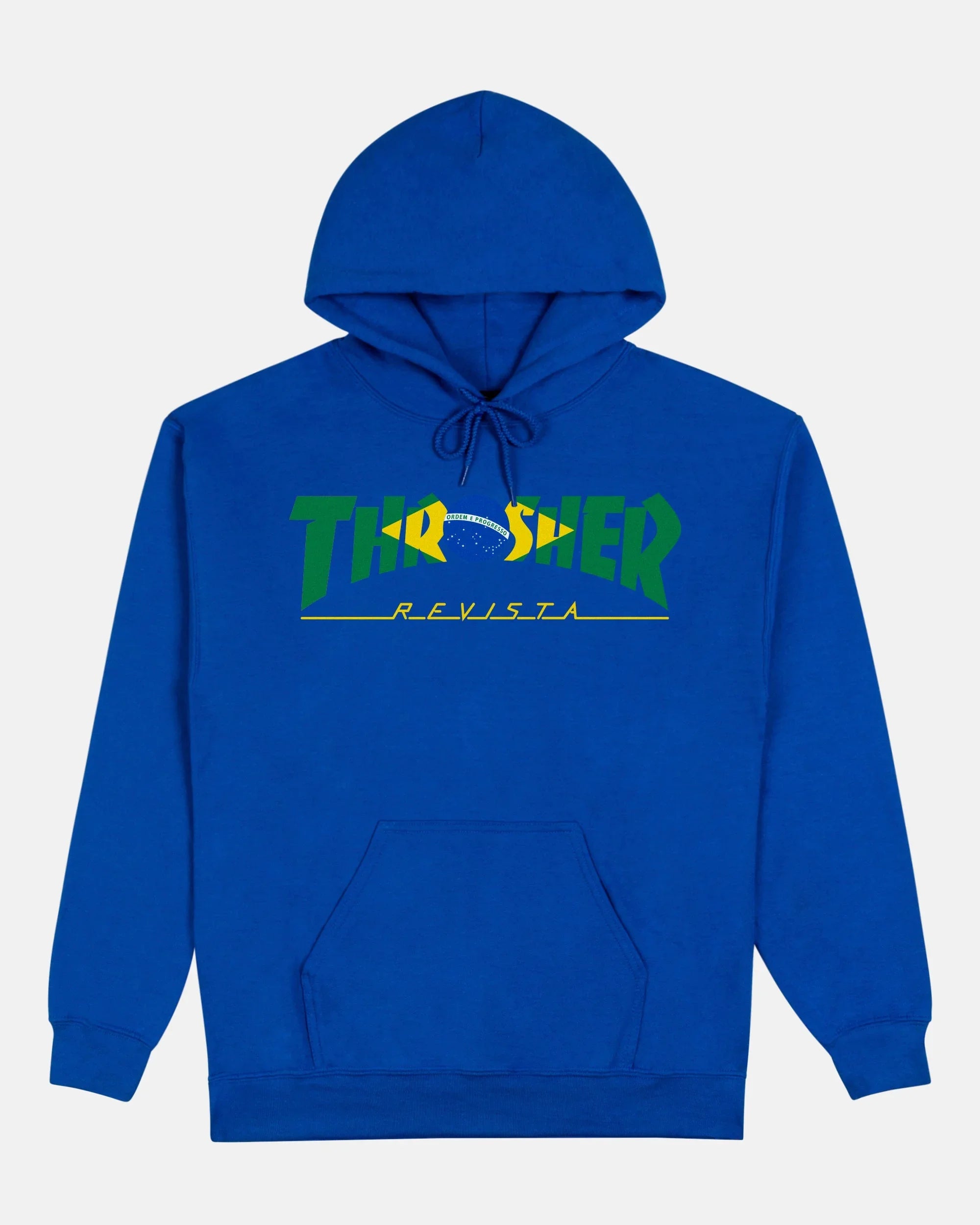 BRAZIL REVISTA - HOODIE - ROYAL BLUE - Four Street