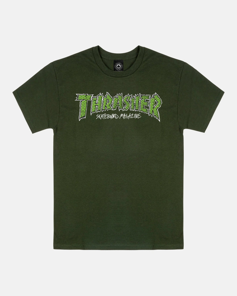 BRICK - T-SHIRT - FOREST GREEN - Four Street