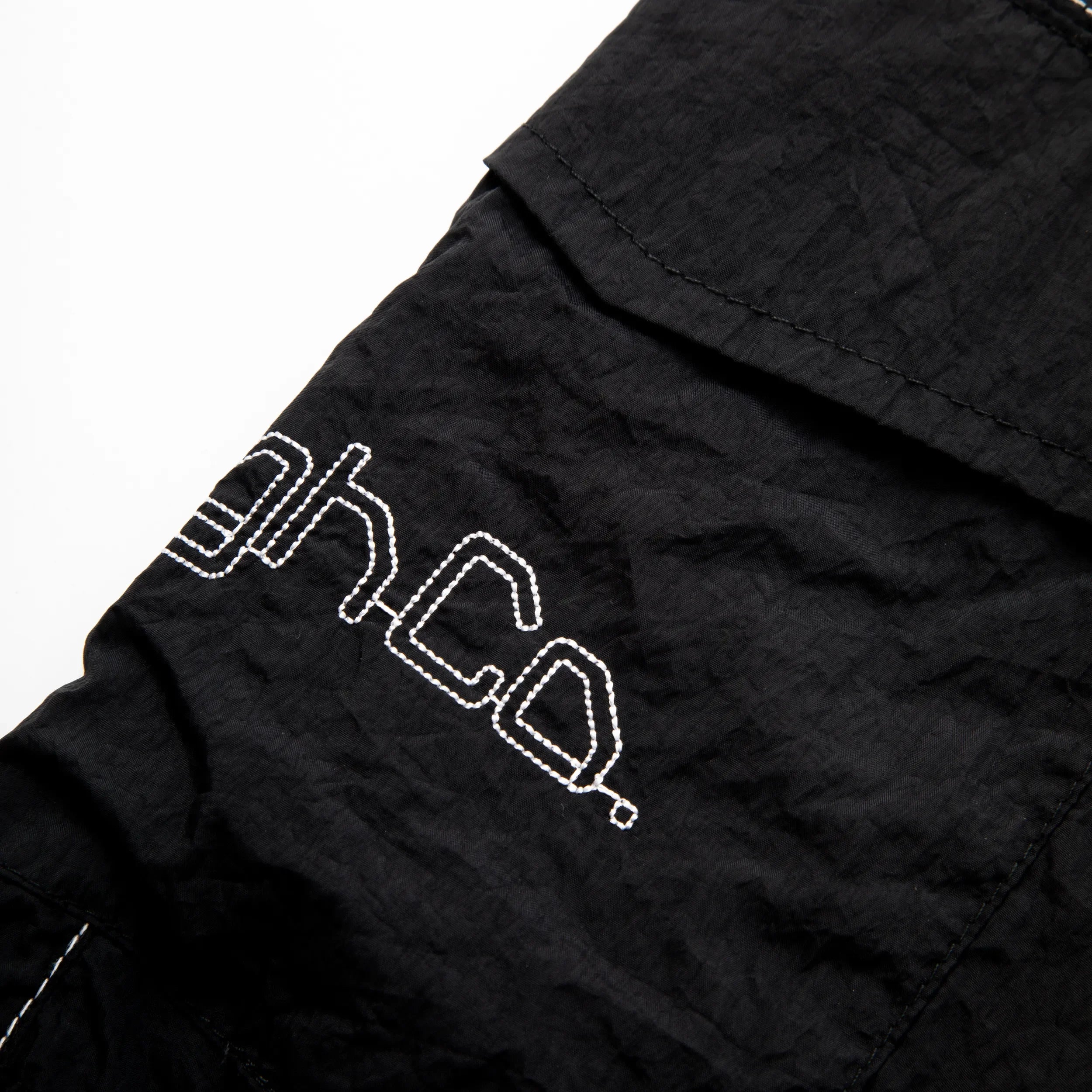 Backstitch Shorts Black - Four Street