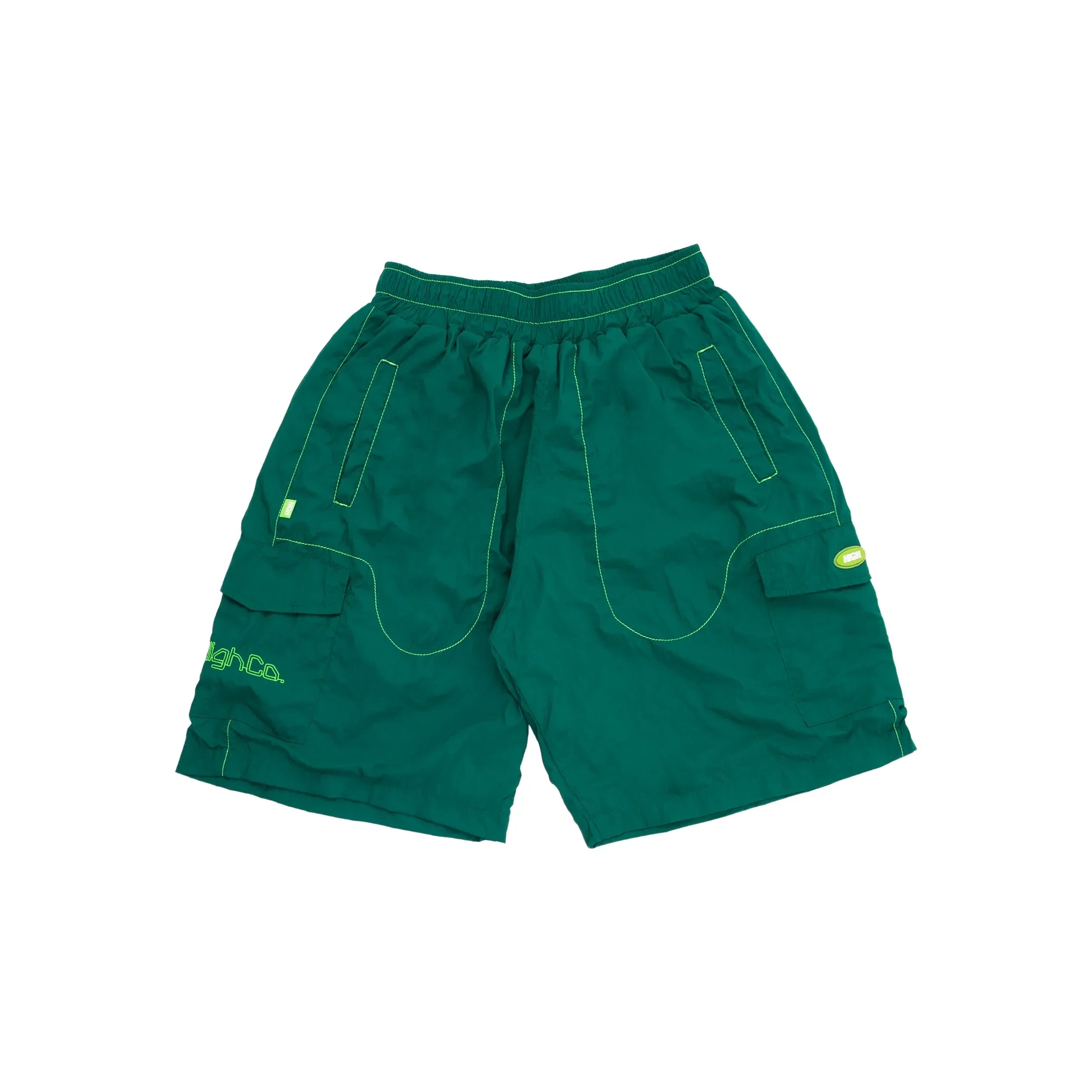 Backstitch Shorts Night Green - Four Street