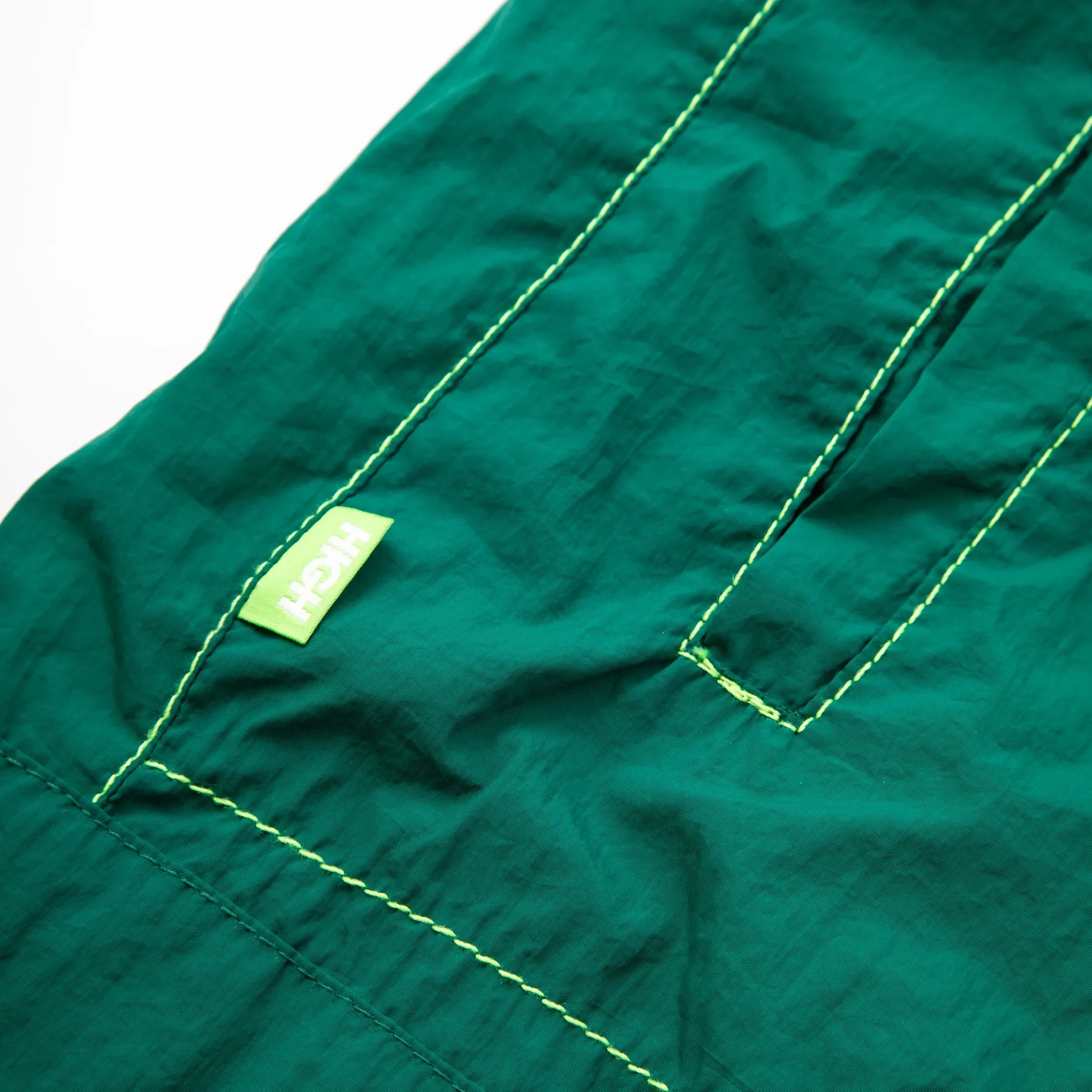 Backstitch Shorts Night Green - Four Street