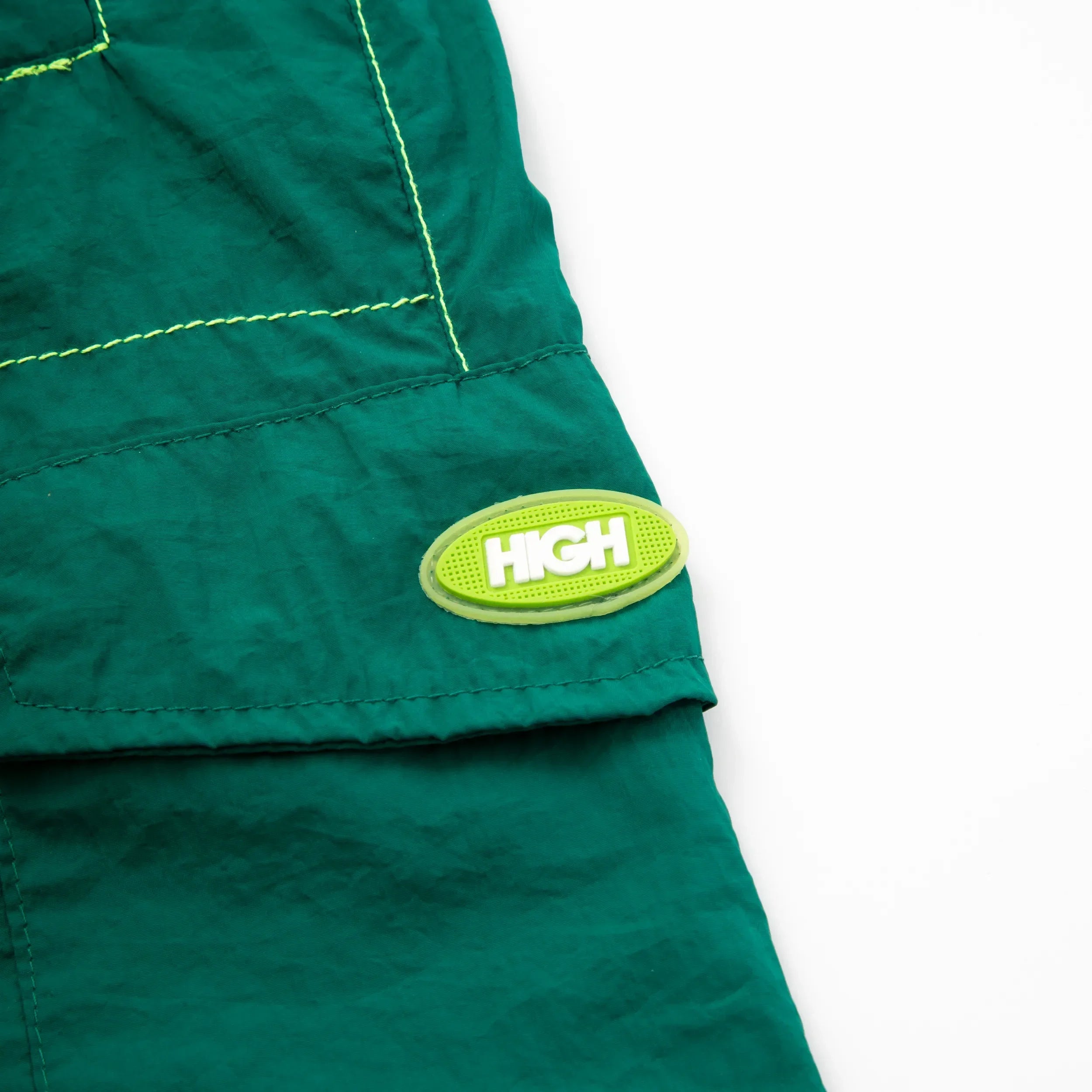Backstitch Shorts Night Green - Four Street