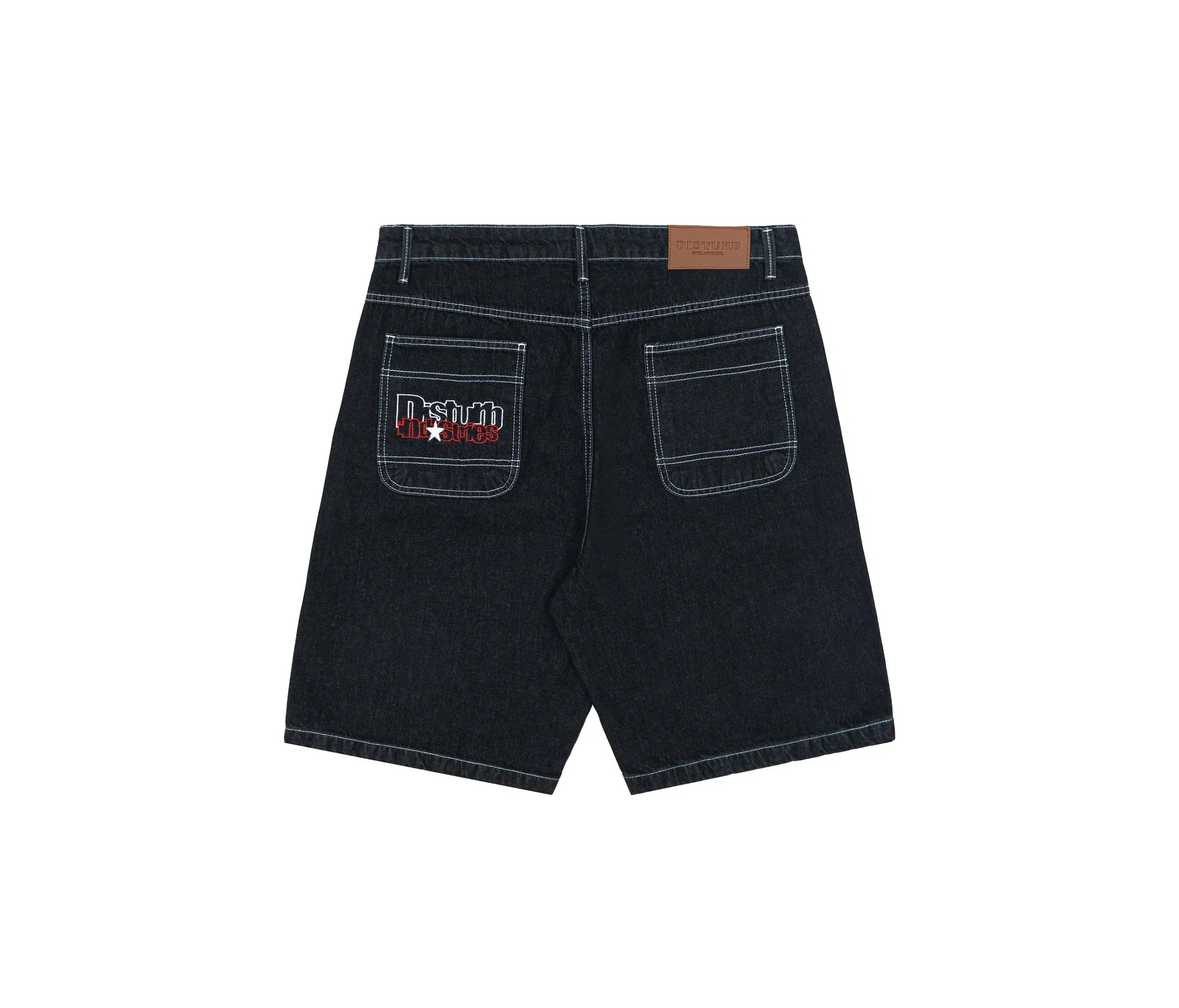 Bootleggaz Denim Shorts In Black - Four Street