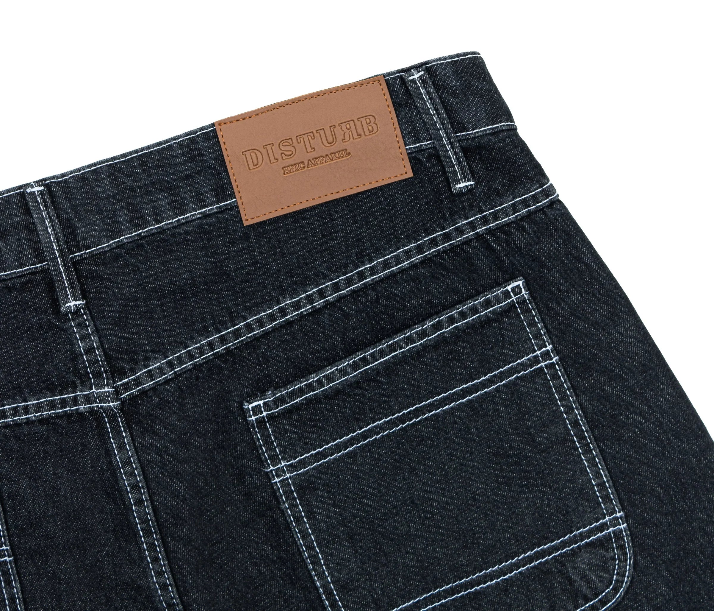 Bootleggaz Denim Shorts In Black - Four Street