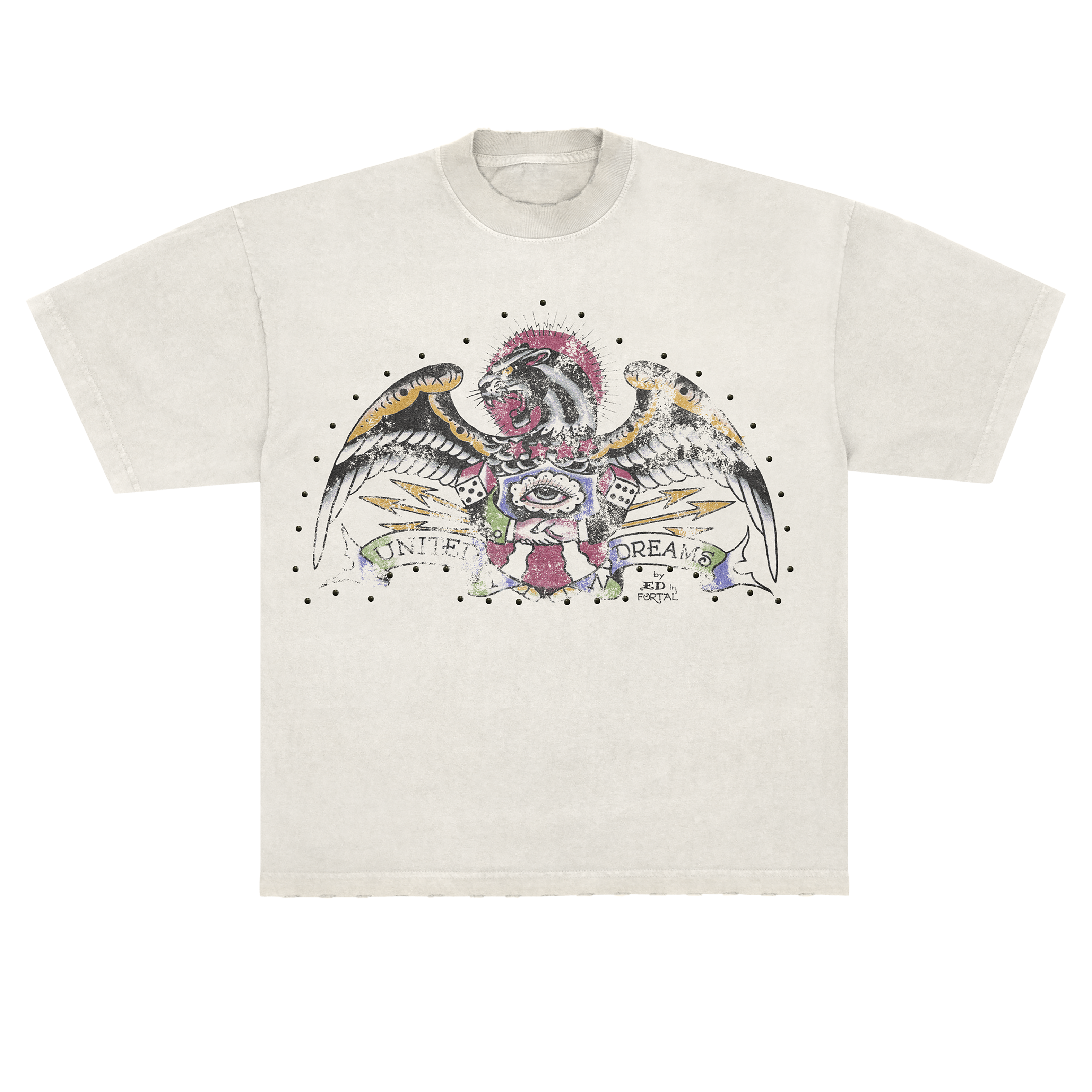 Camiseta "Until Dreams" Ed Hardy x Matuê