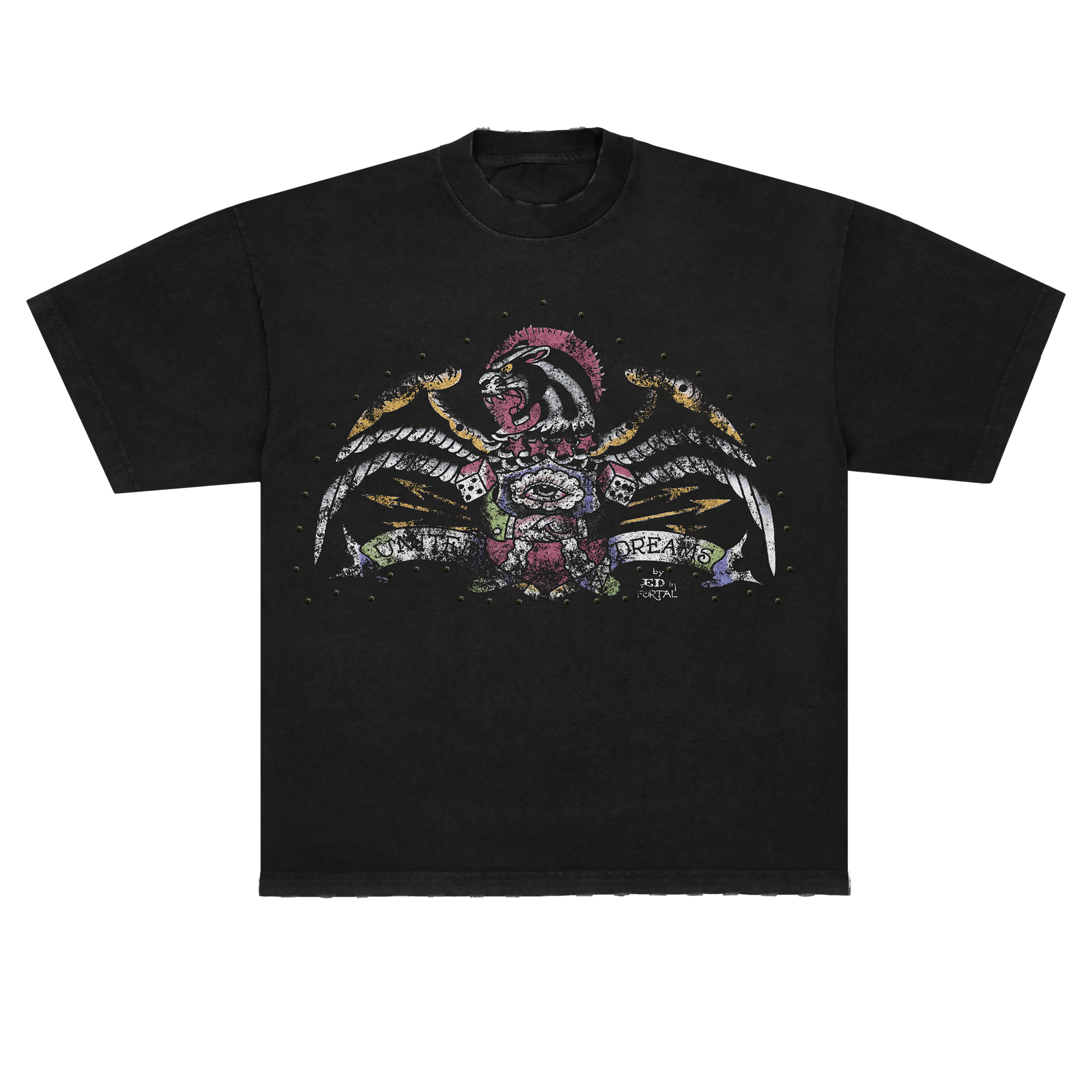 Camiseta "Until Dreams" Ed Hardy x Matuê
