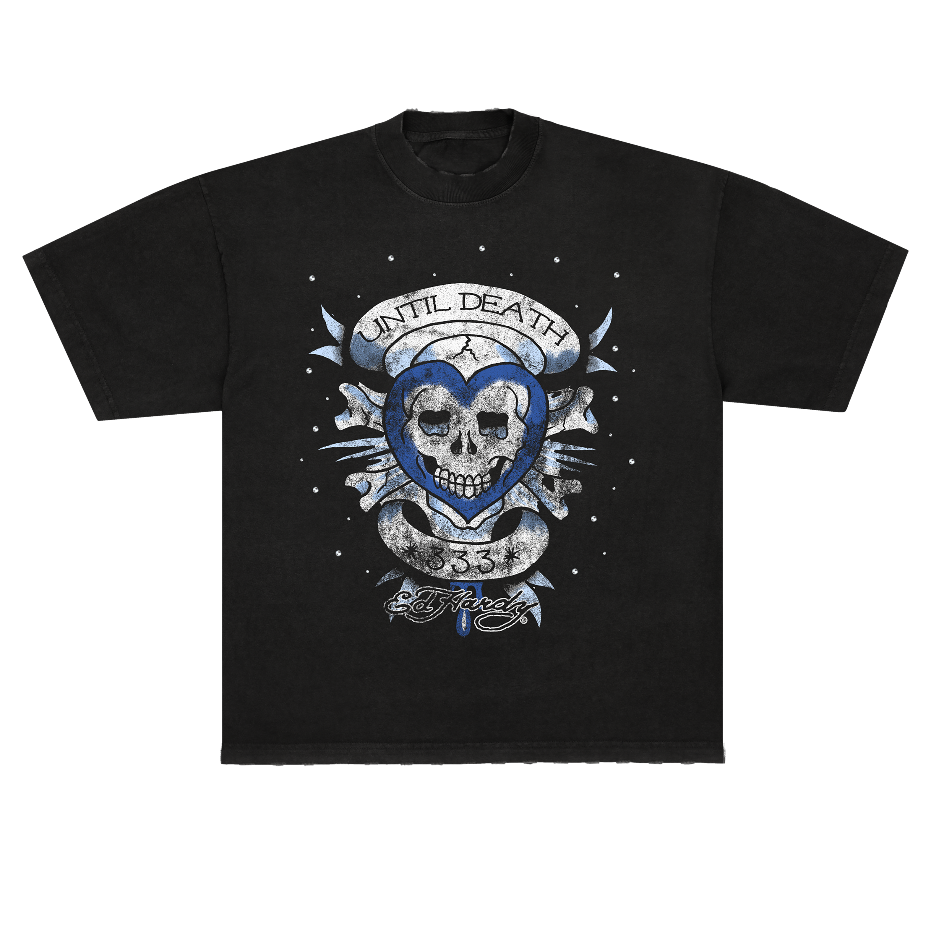 Camiseta "Until Death" Ed Hardy x Matuê