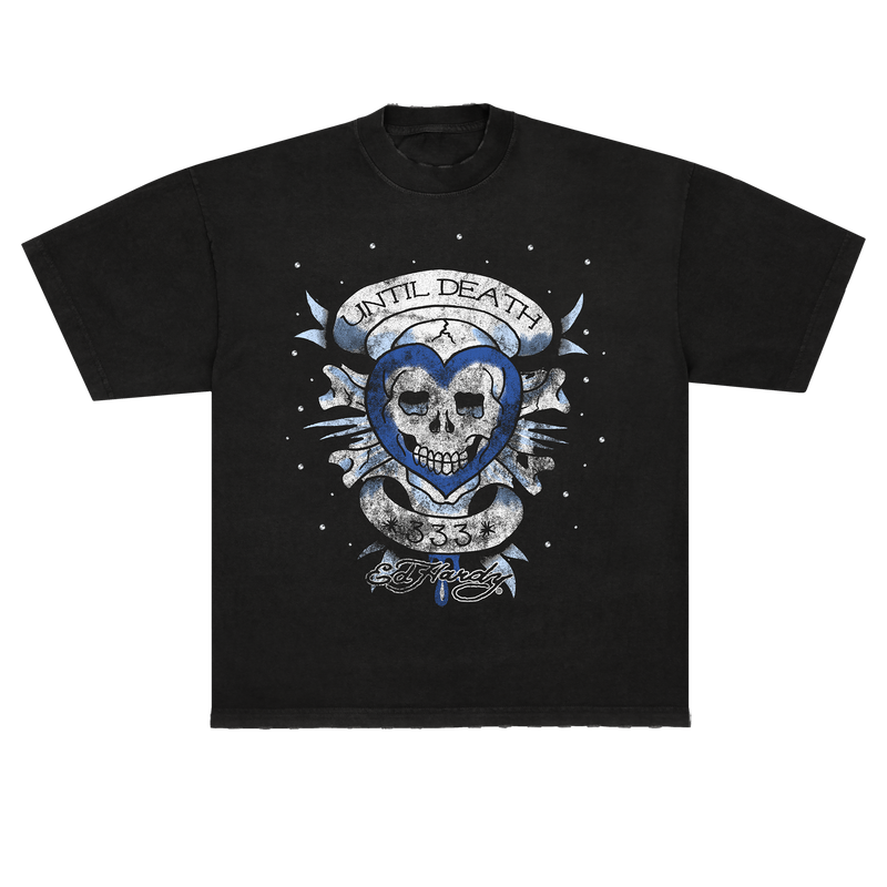 Camiseta "Until Death" Ed Hardy x Matuê