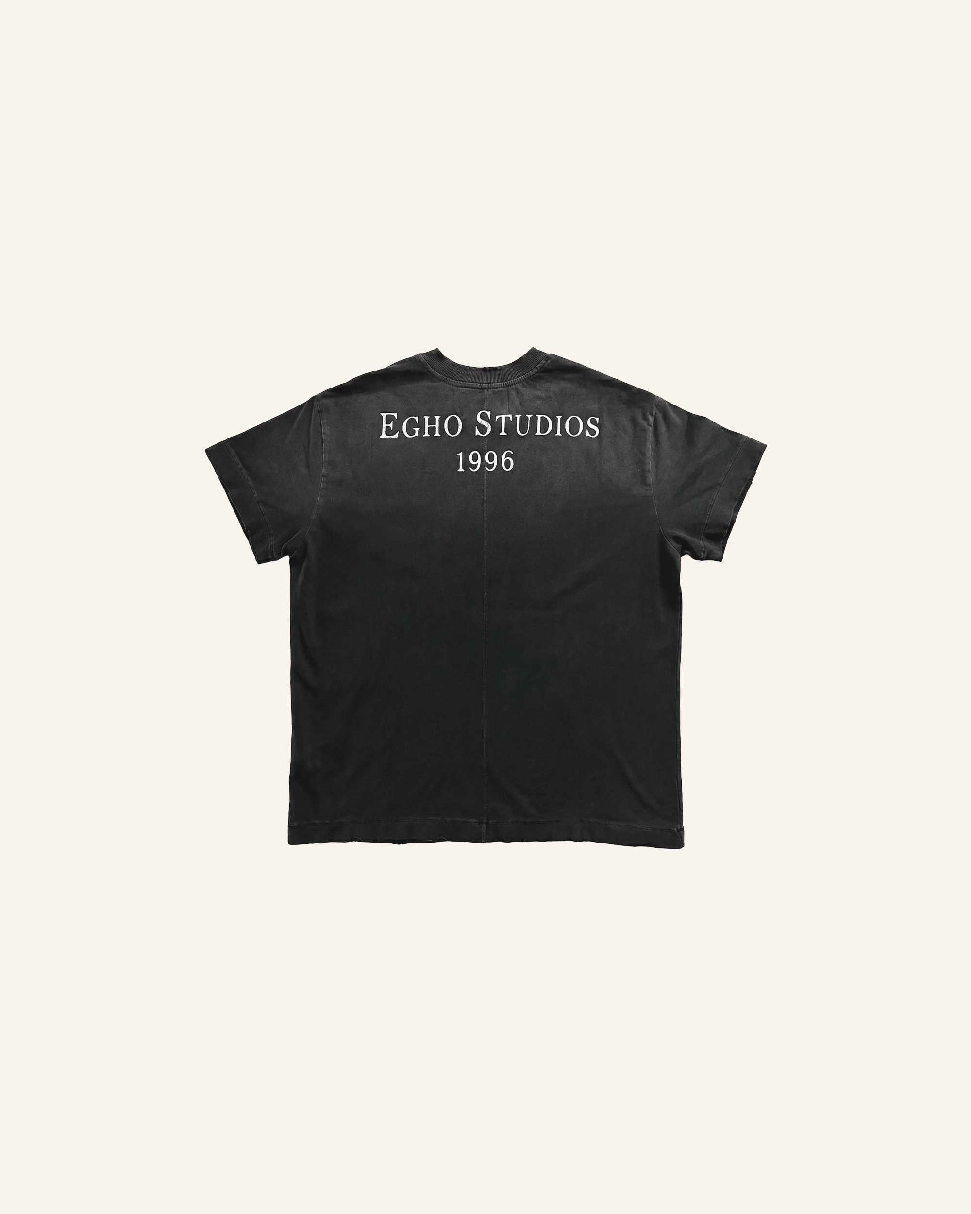 ELIZABETH REGULAR TEE - FADED BLACK