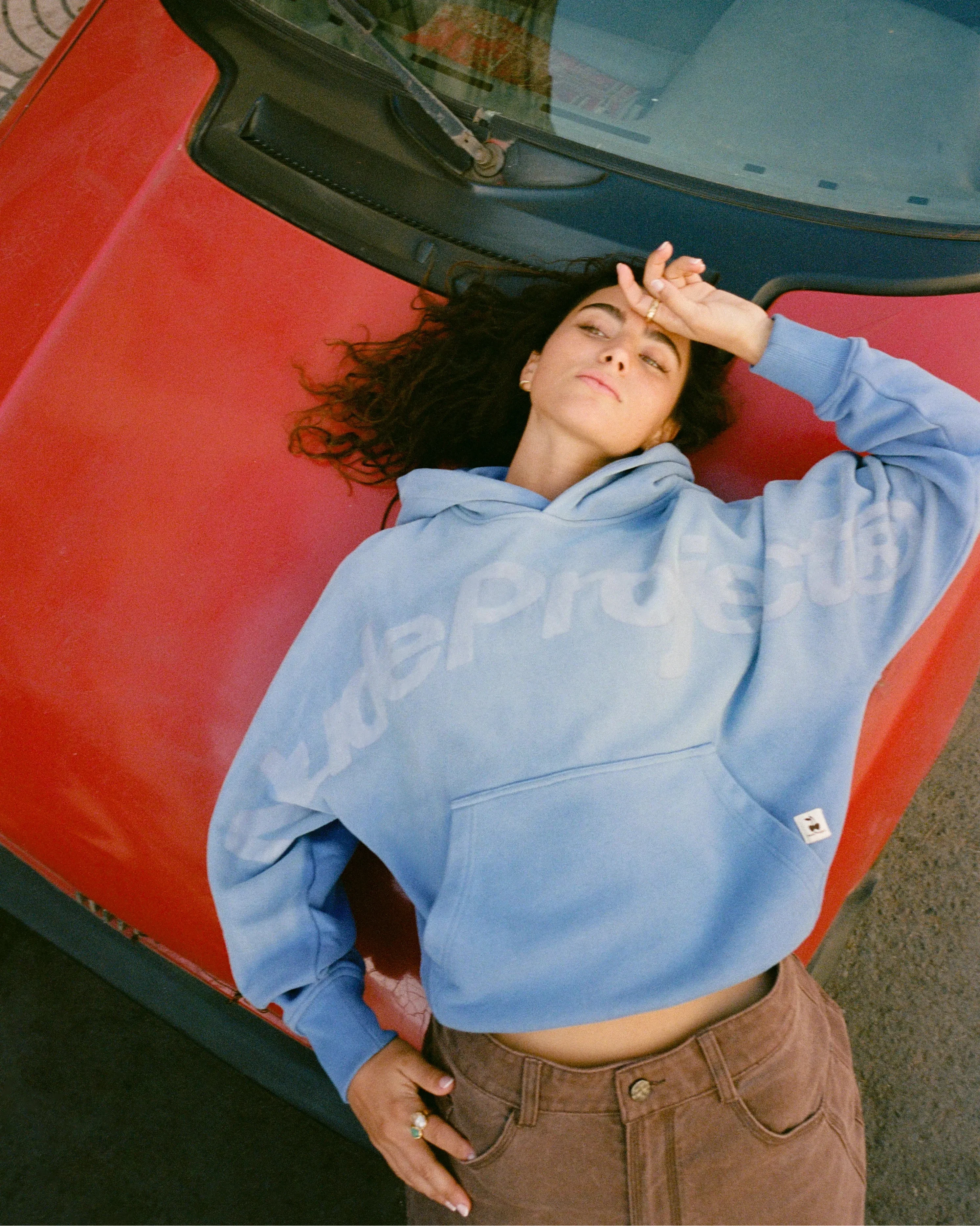 Skyline Hoodie Blue