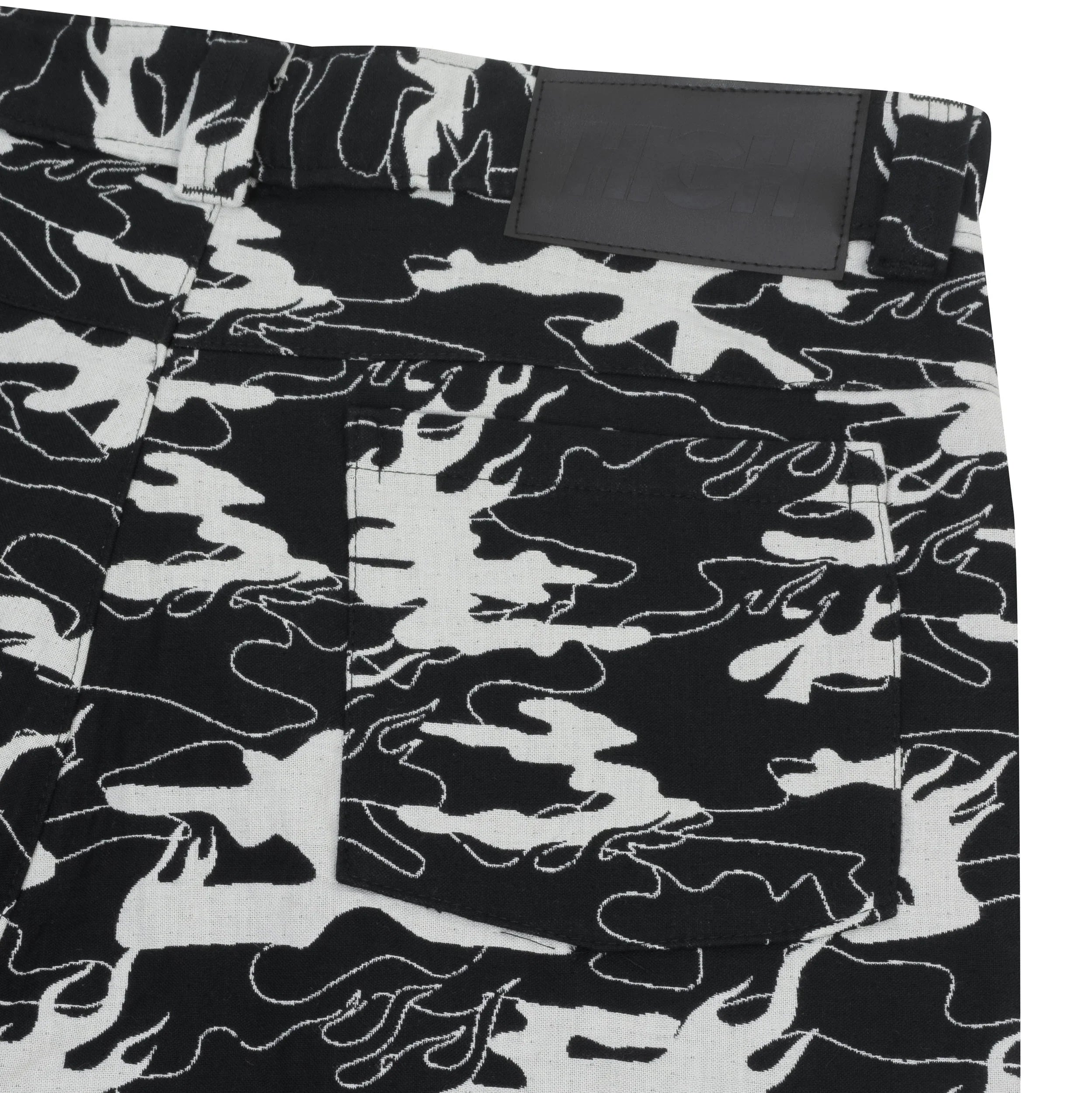 Camo Jacquard Cargo Pants - Four Street