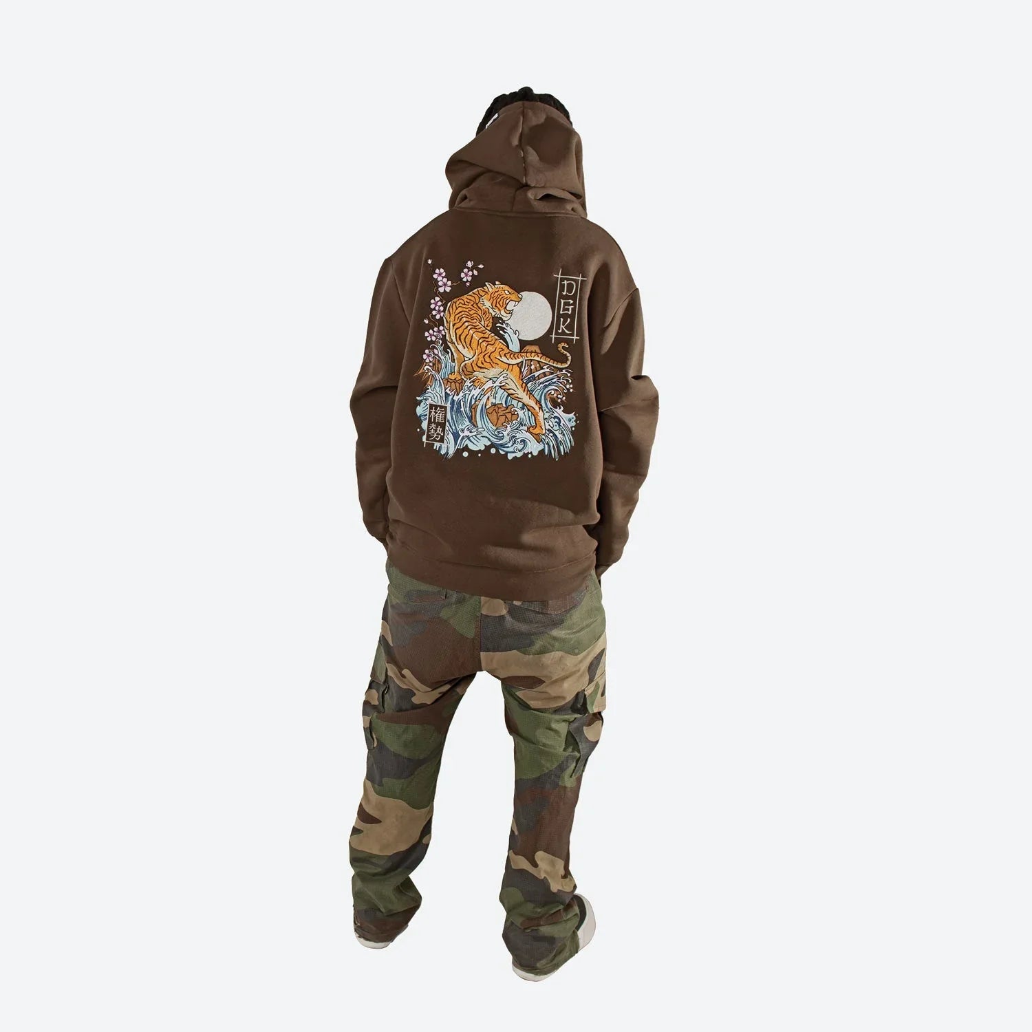 Clout Embroidered Hooded Fleece - Four Street