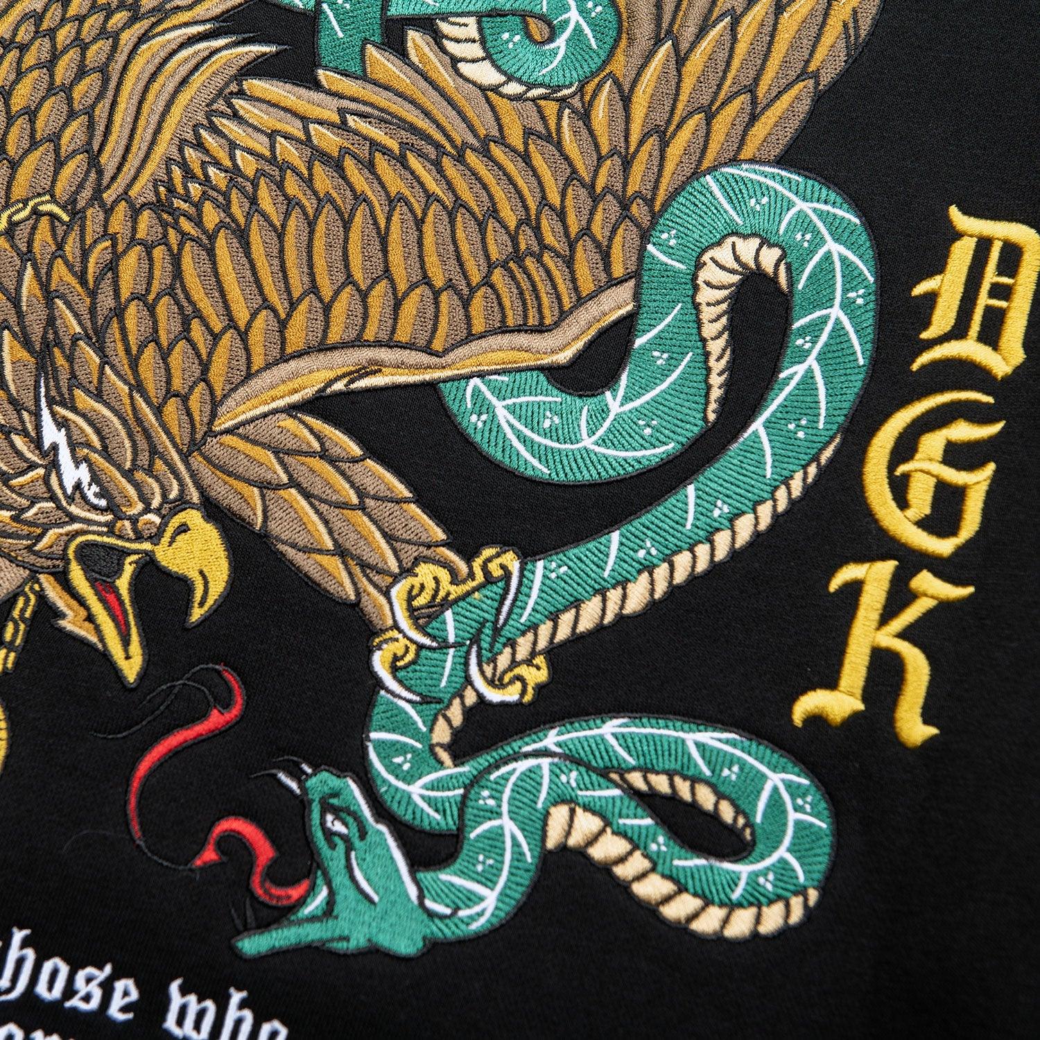 Courage Embroidered Hooded Fleece - Four Street