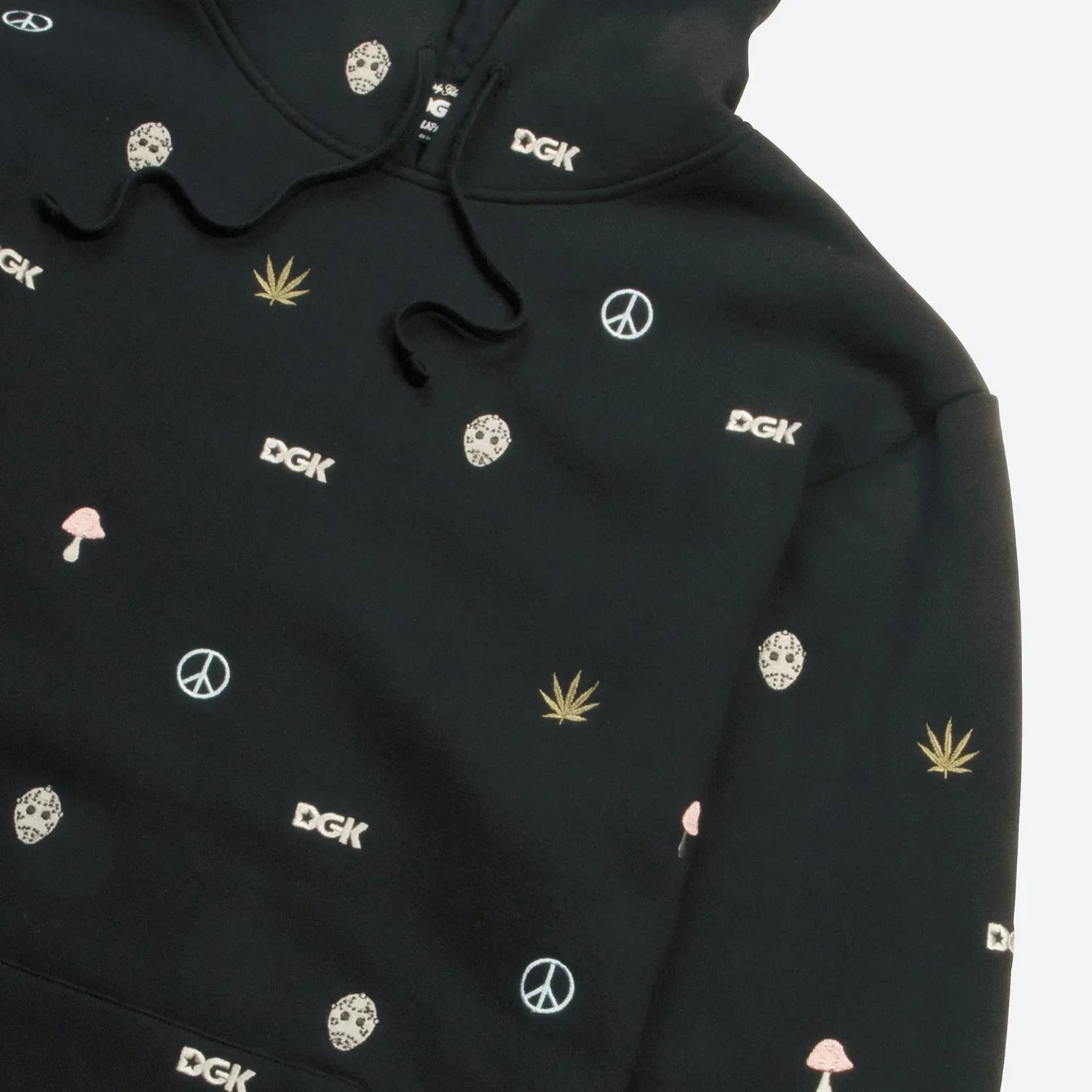 Tranquil Embroidered Hooded Fleece - Four Street
