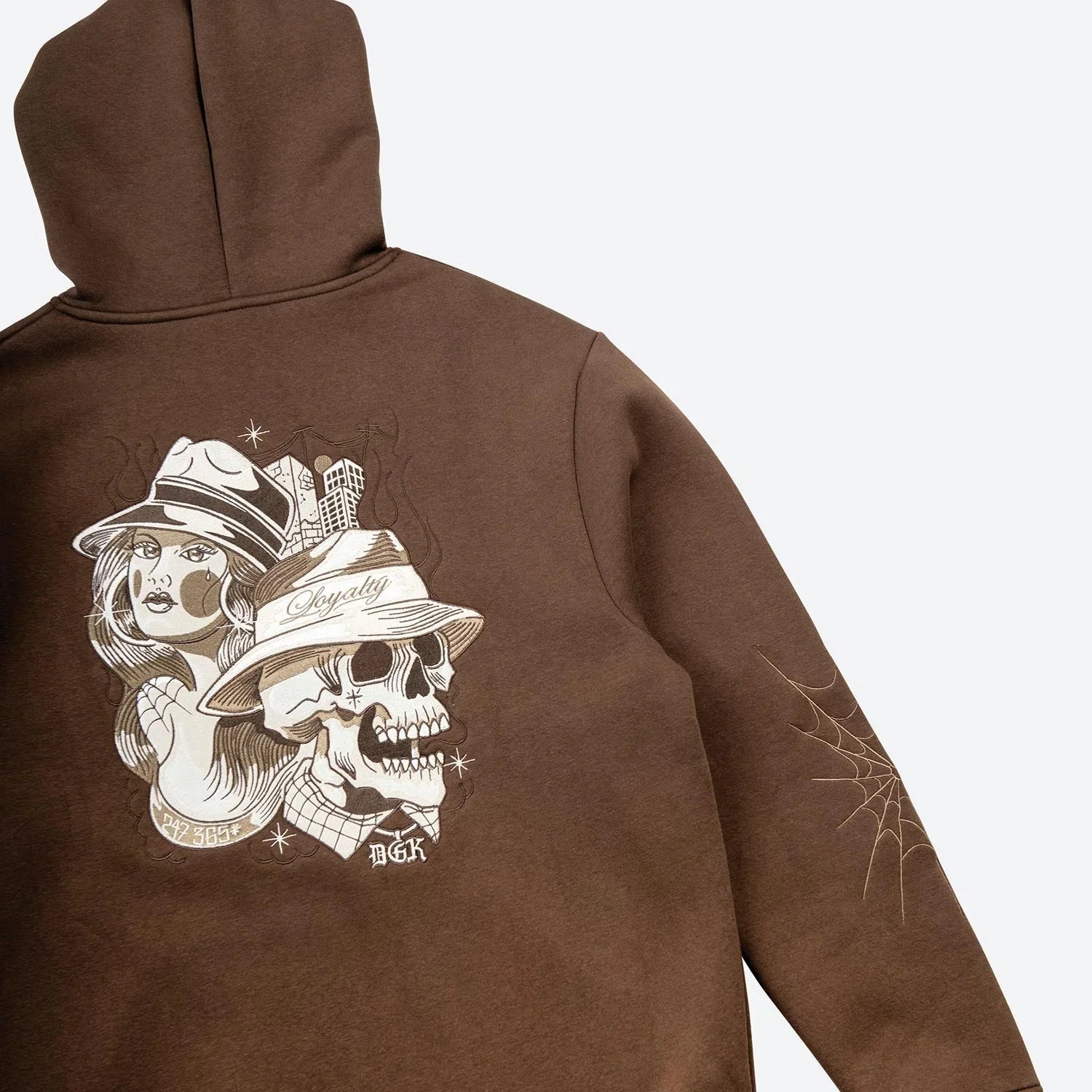 Soreno Embroidered Hooded Fleece - Four Street