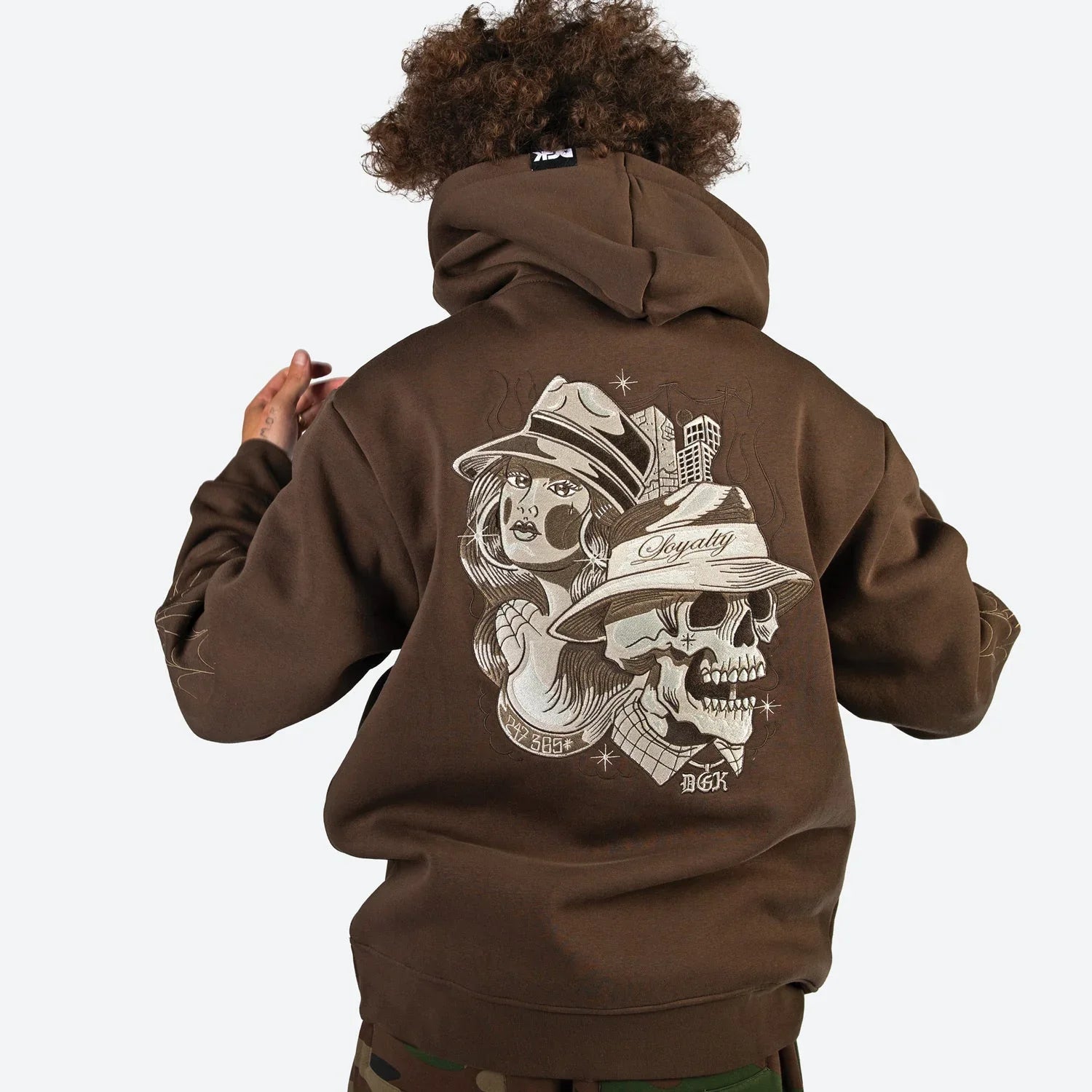 Soreno Embroidered Hooded Fleece - Four Street