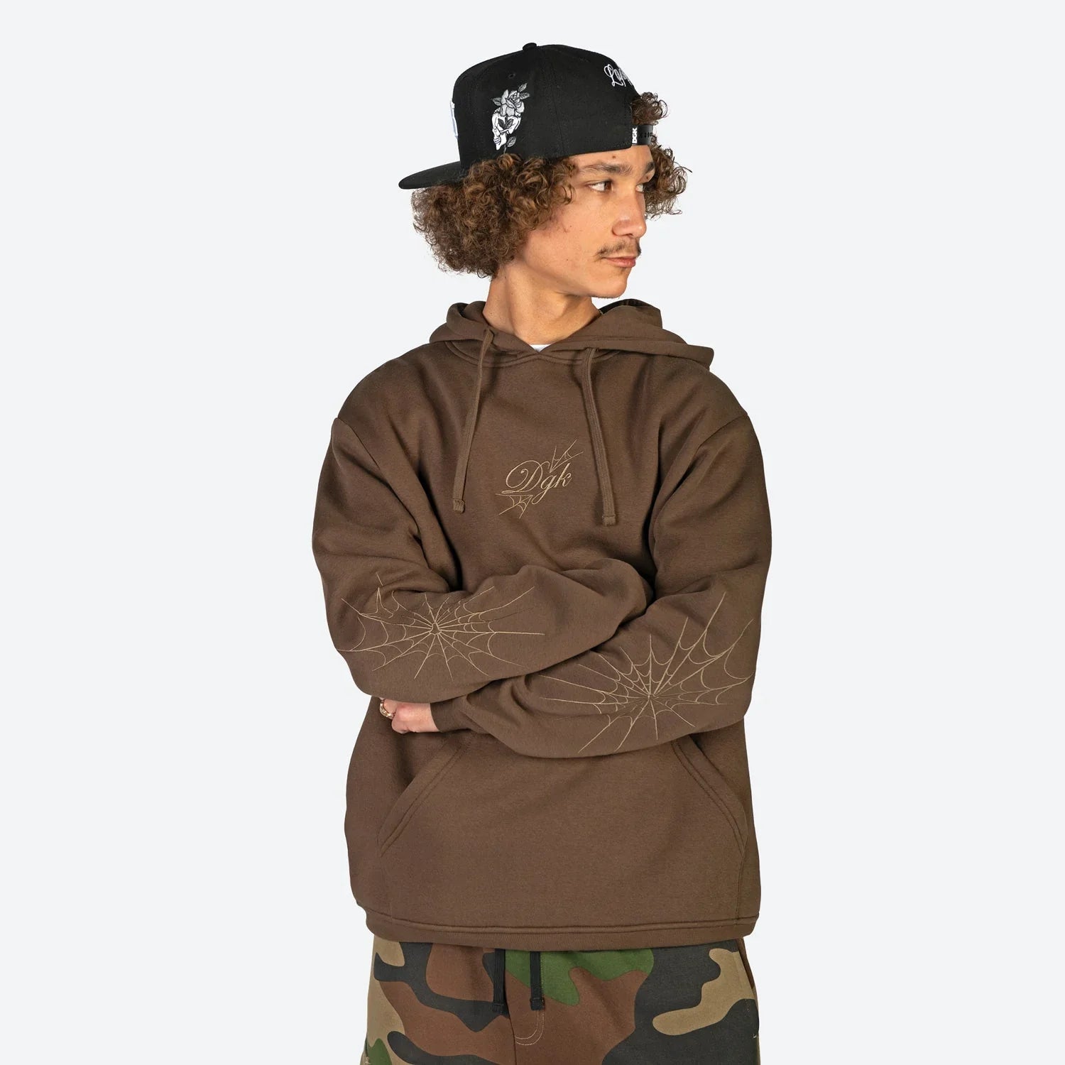 Soreno Embroidered Hooded Fleece - Four Street