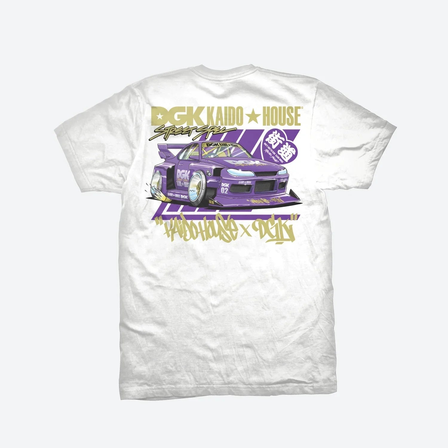 DGK x Kaido House Roulette Racer T-Shirt - Four Street