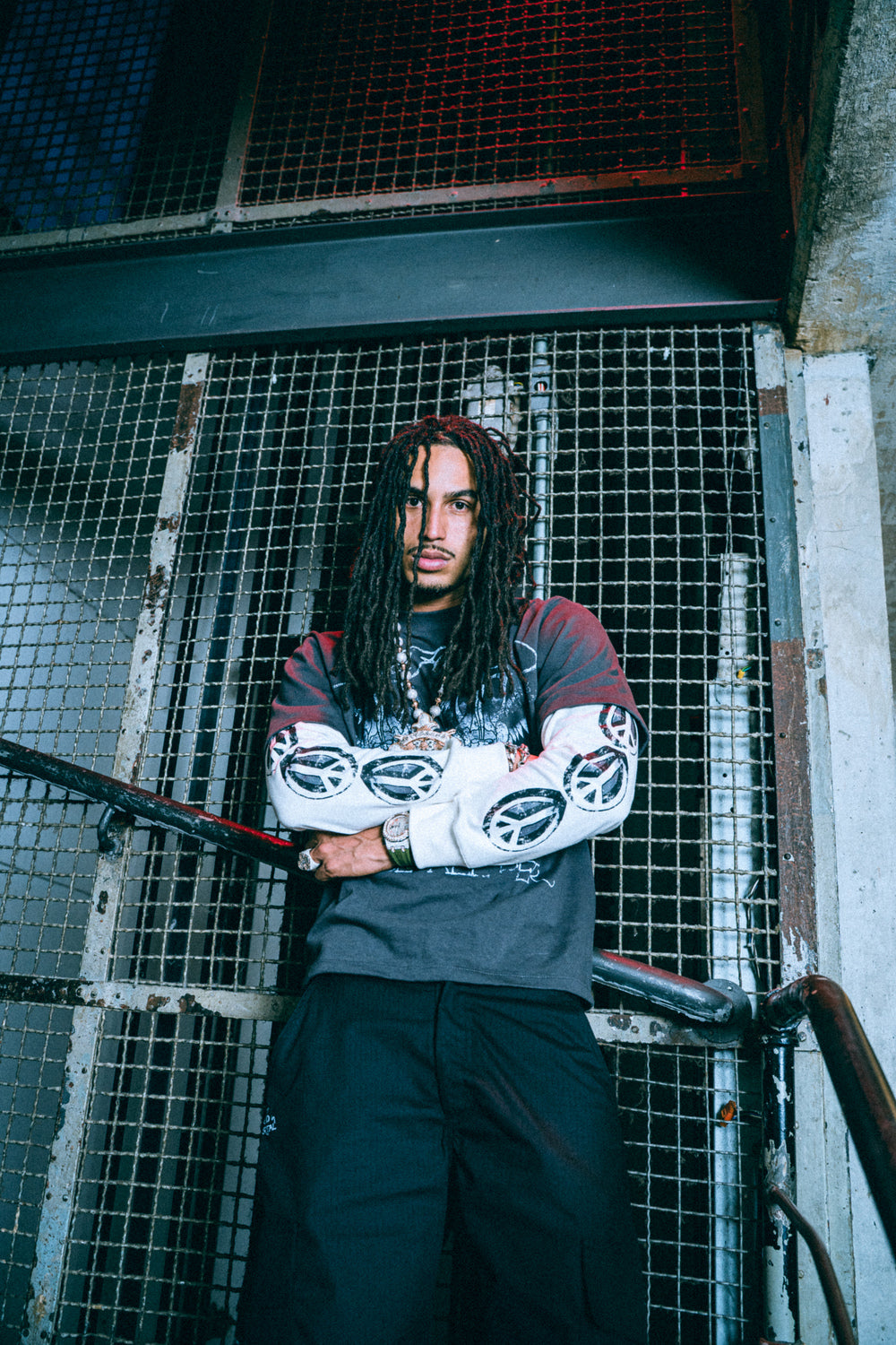 Camiseta Manga Longa "Peace Keeper" Ed Hardy x Matuê