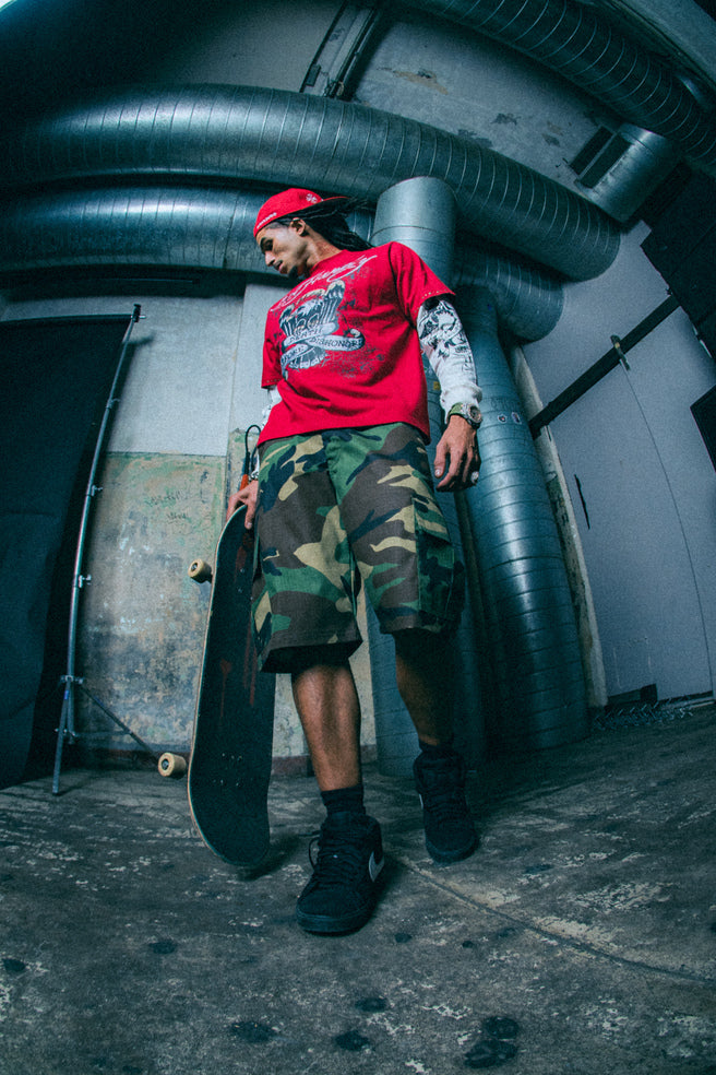 Camiseta Manga Longa "Death Before Dishonor" Ed Hardy x Matuê