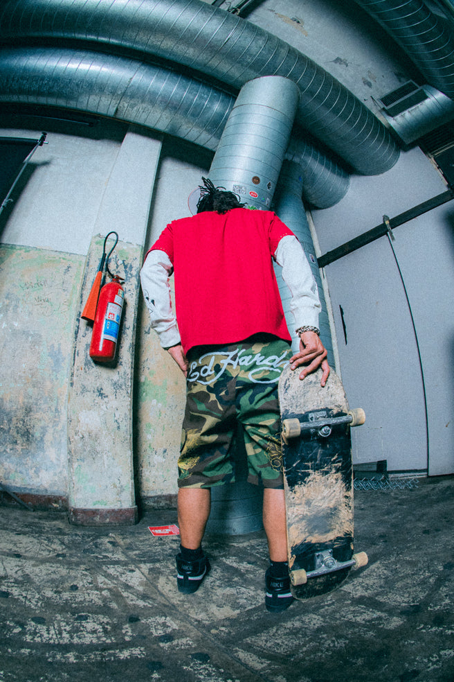 Bermuda Camuflada "Dragon" Ed Hardy x Matuê