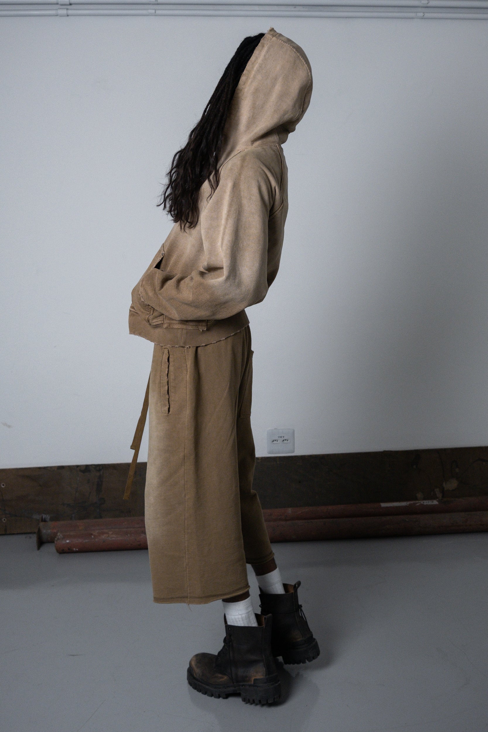 UNF HEAVY ZIP HOODIE - SAND