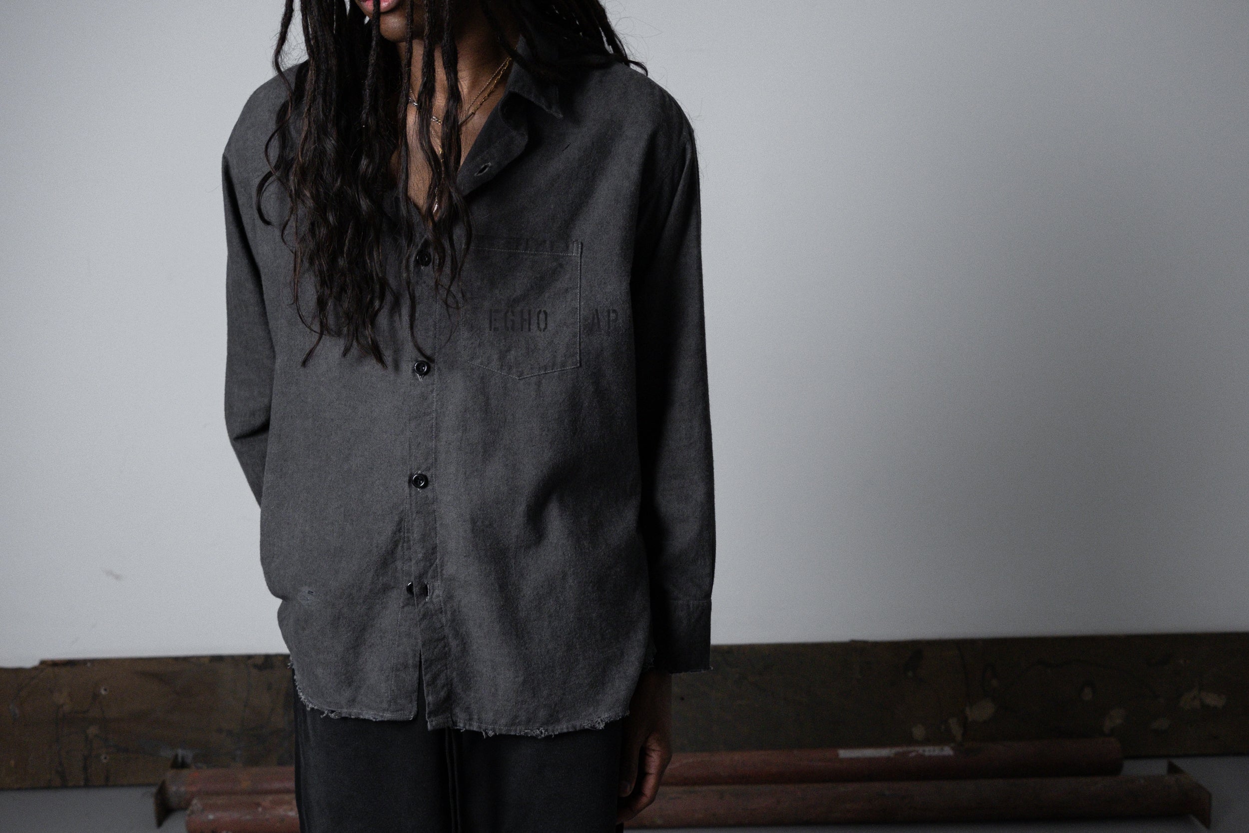 UNF FLANNEL SHIRT - GREY