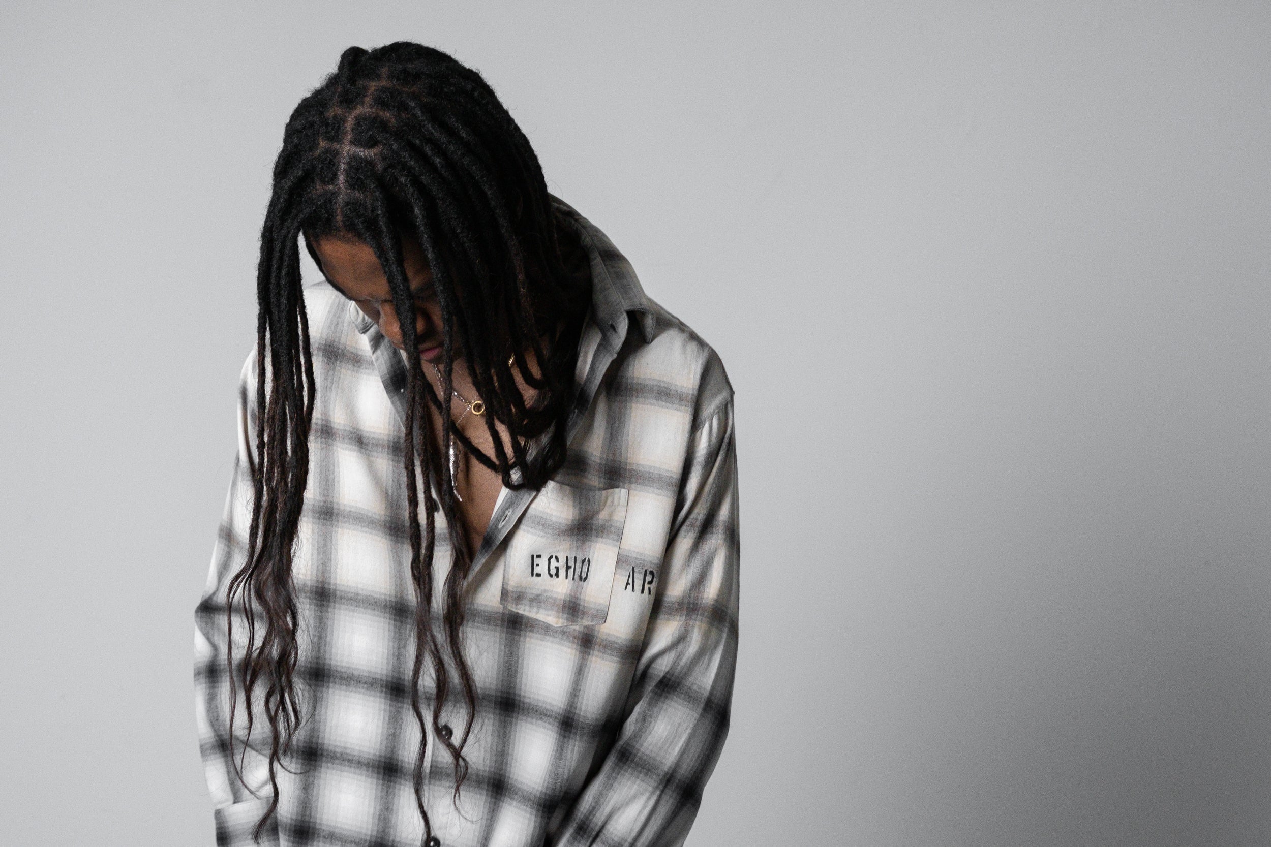 UNF FLANNEL SHIRT - CREAM