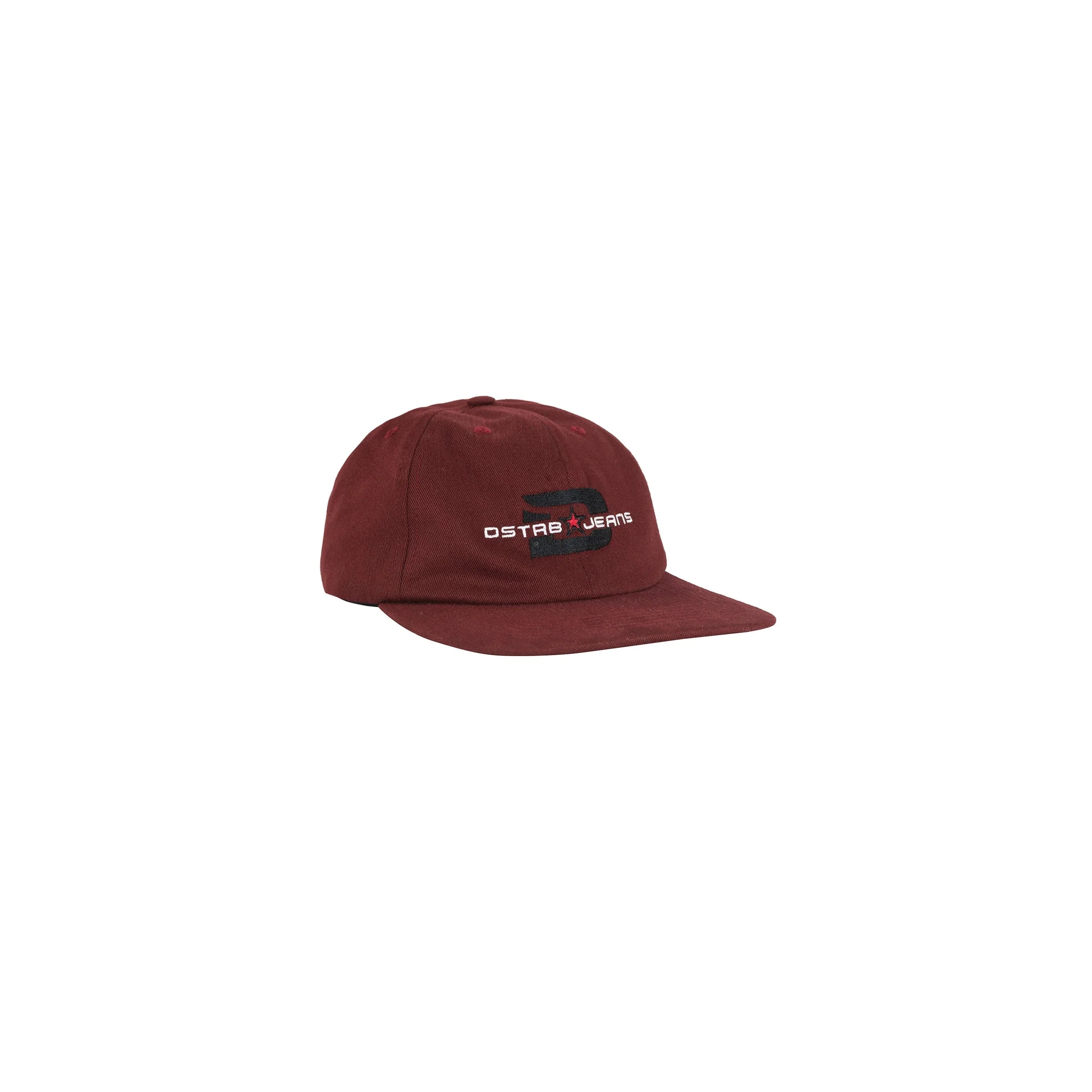 DSTRB Jeans 6-Panel in Burgundy - Four Street