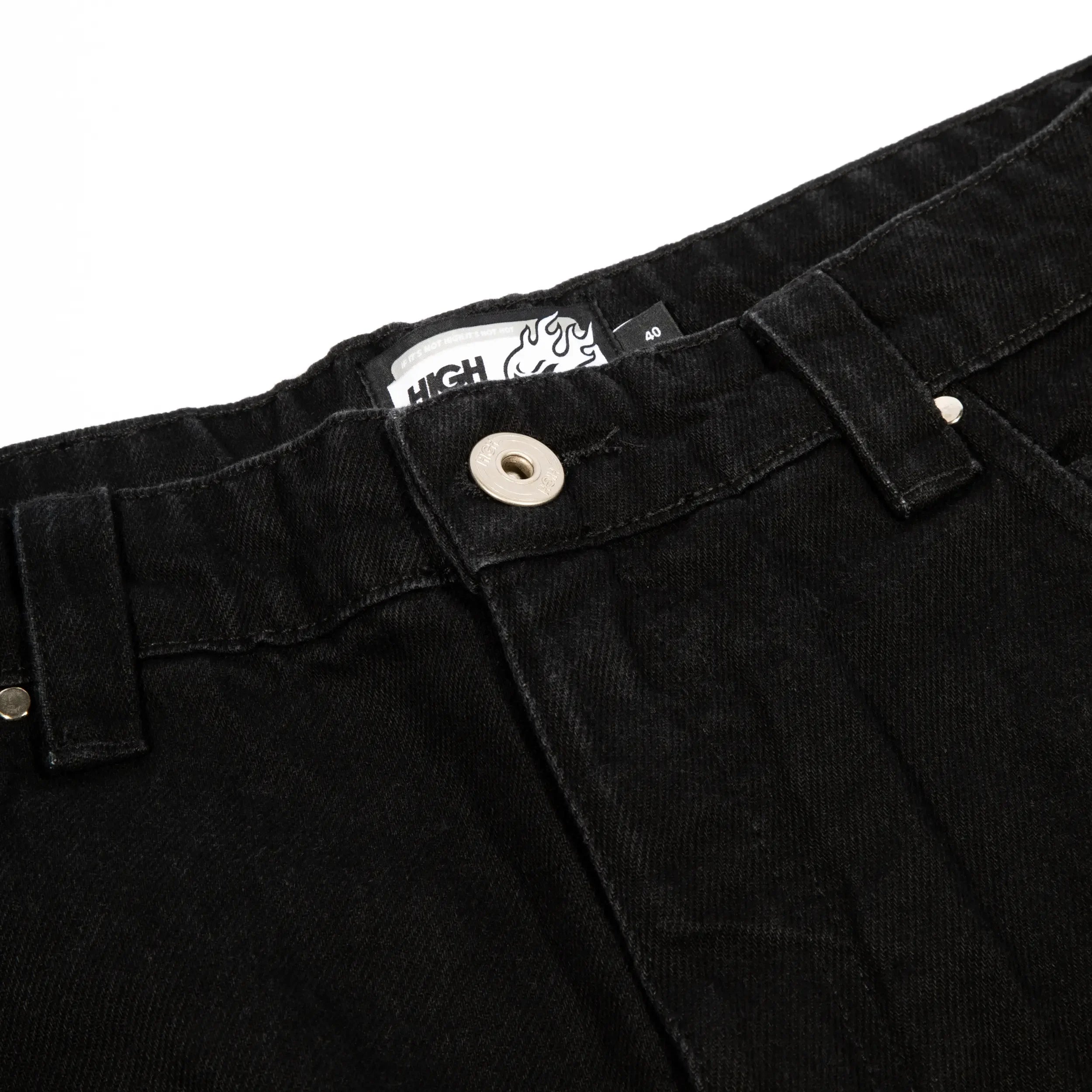Denim Pants H-Line Black - Four Street