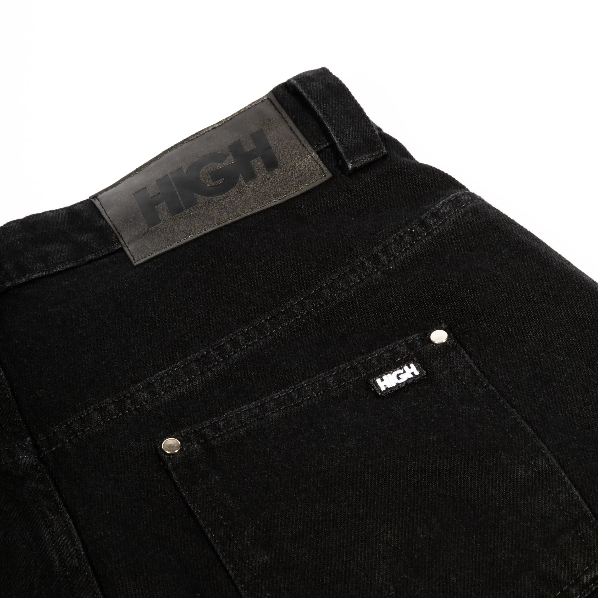 Denim Pants H-Line Black - Four Street