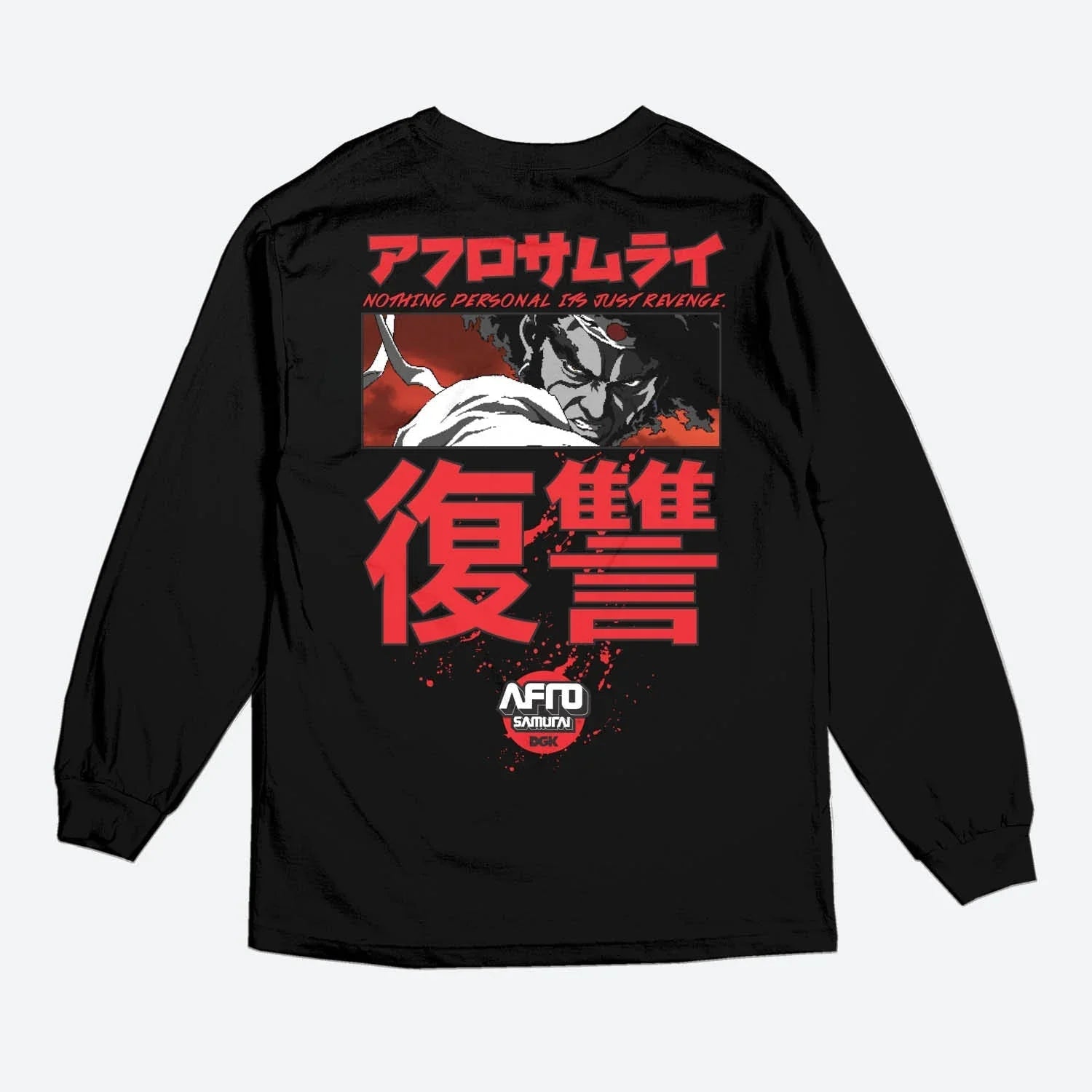Afro Long Sleeve T-Shirt - Four Street