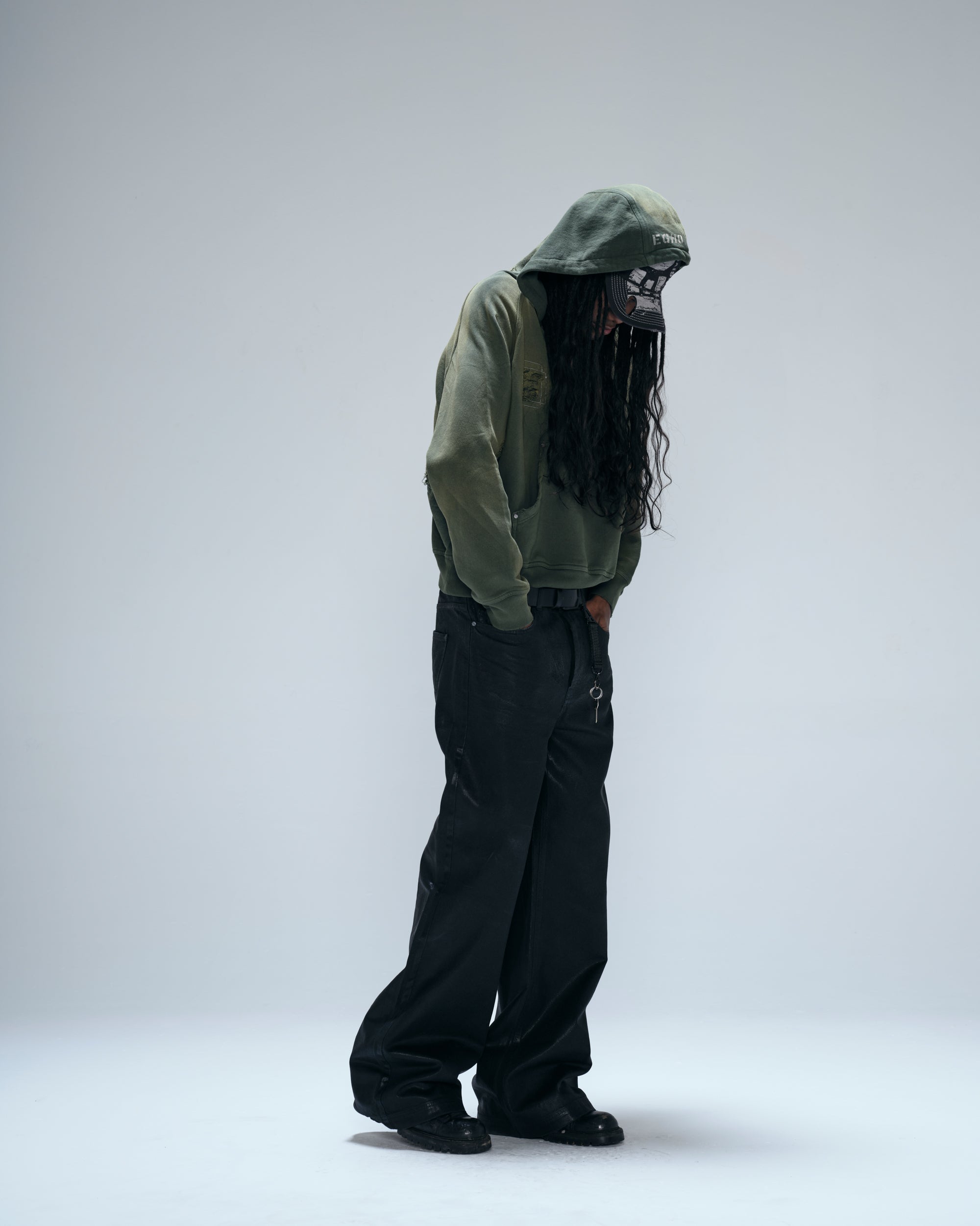 VOID HOODIE - DIRTY GREEN