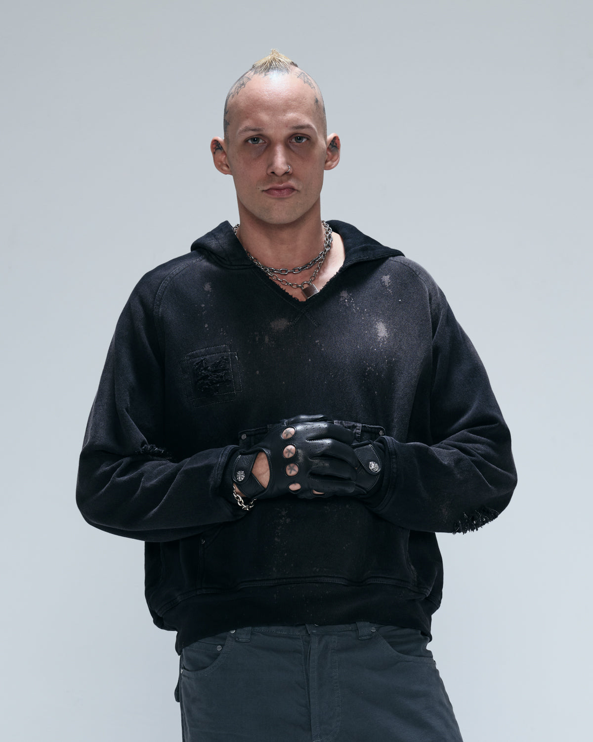 VOID HOODIE - DIRTY BLACK