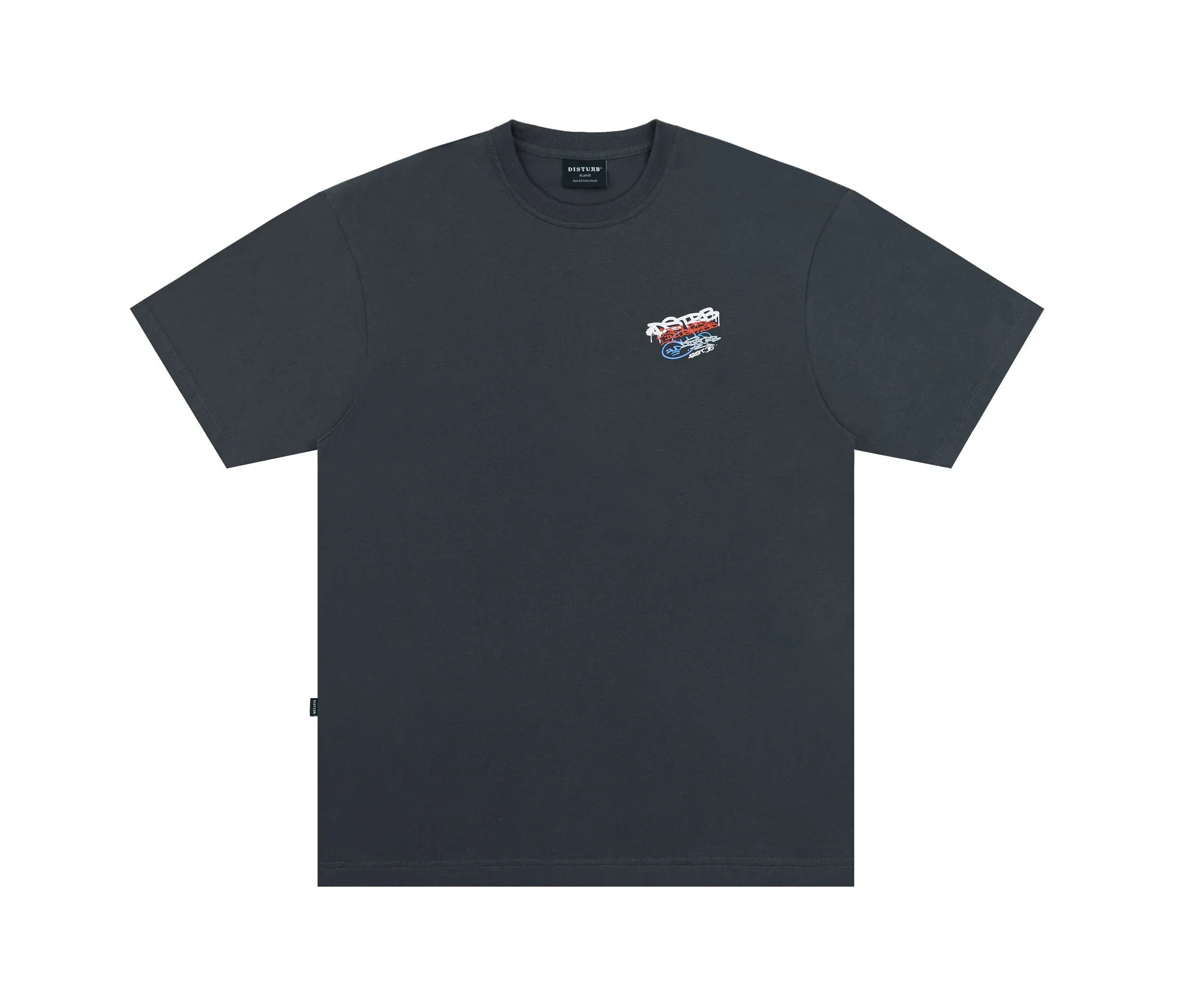 Essential Markers T-Shirt In Grey - Four Street