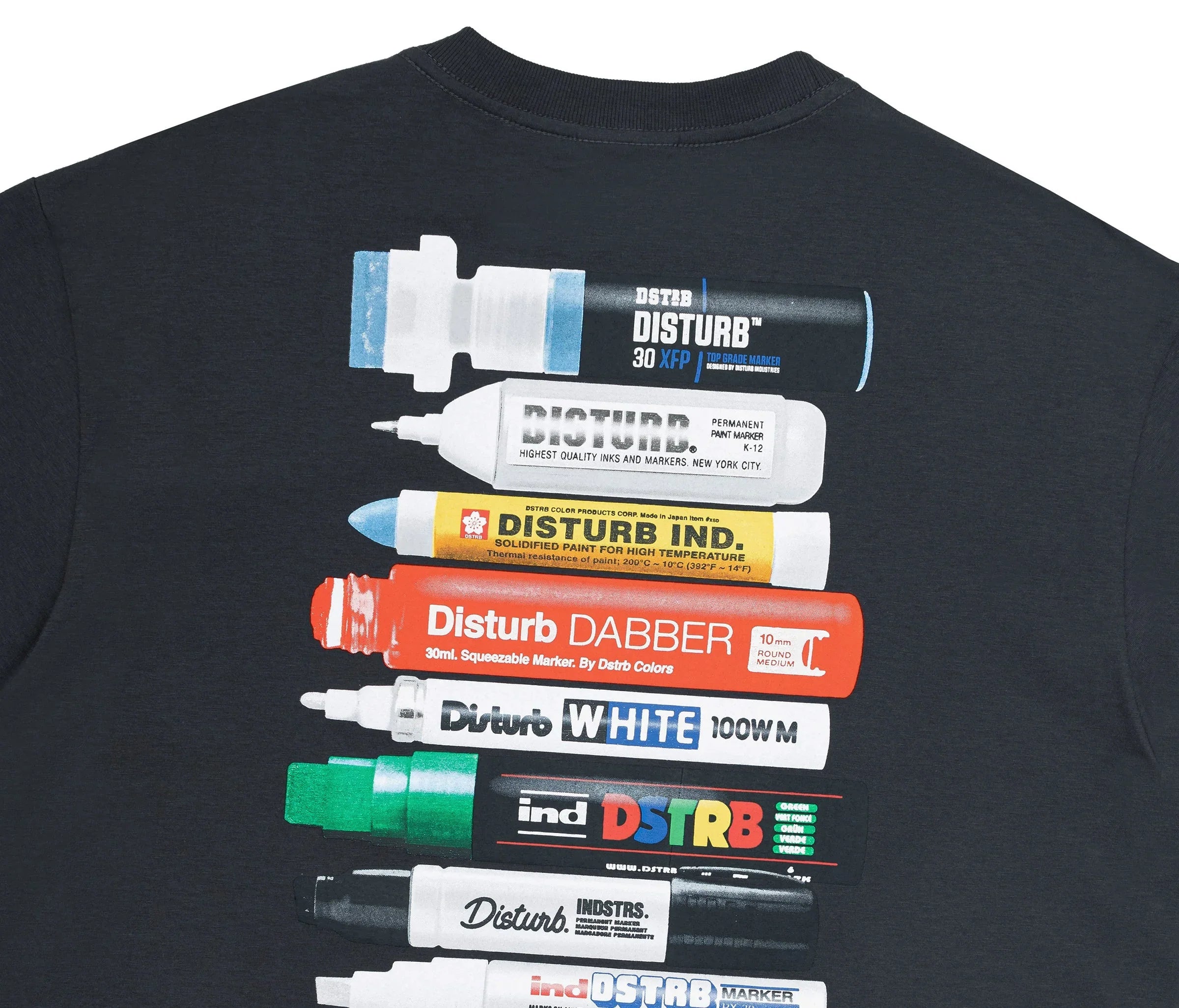 Essential Markers T-Shirt In Grey - Four Street