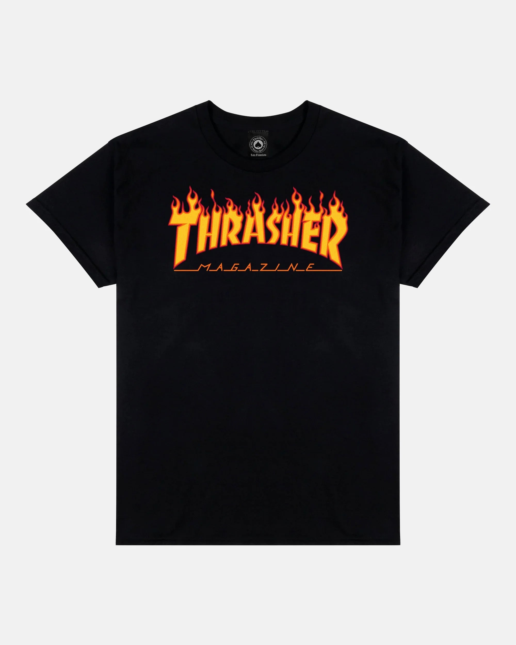 FLAME - TSHIRT - BLACK - Four Street