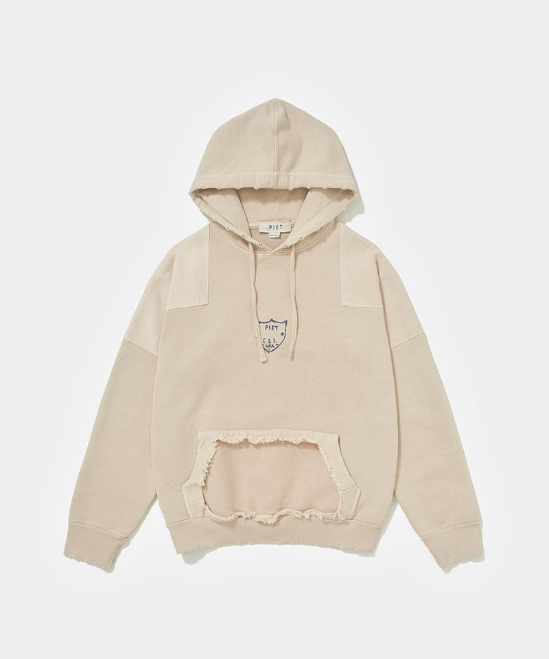 Moletom Distressed  - Bege
