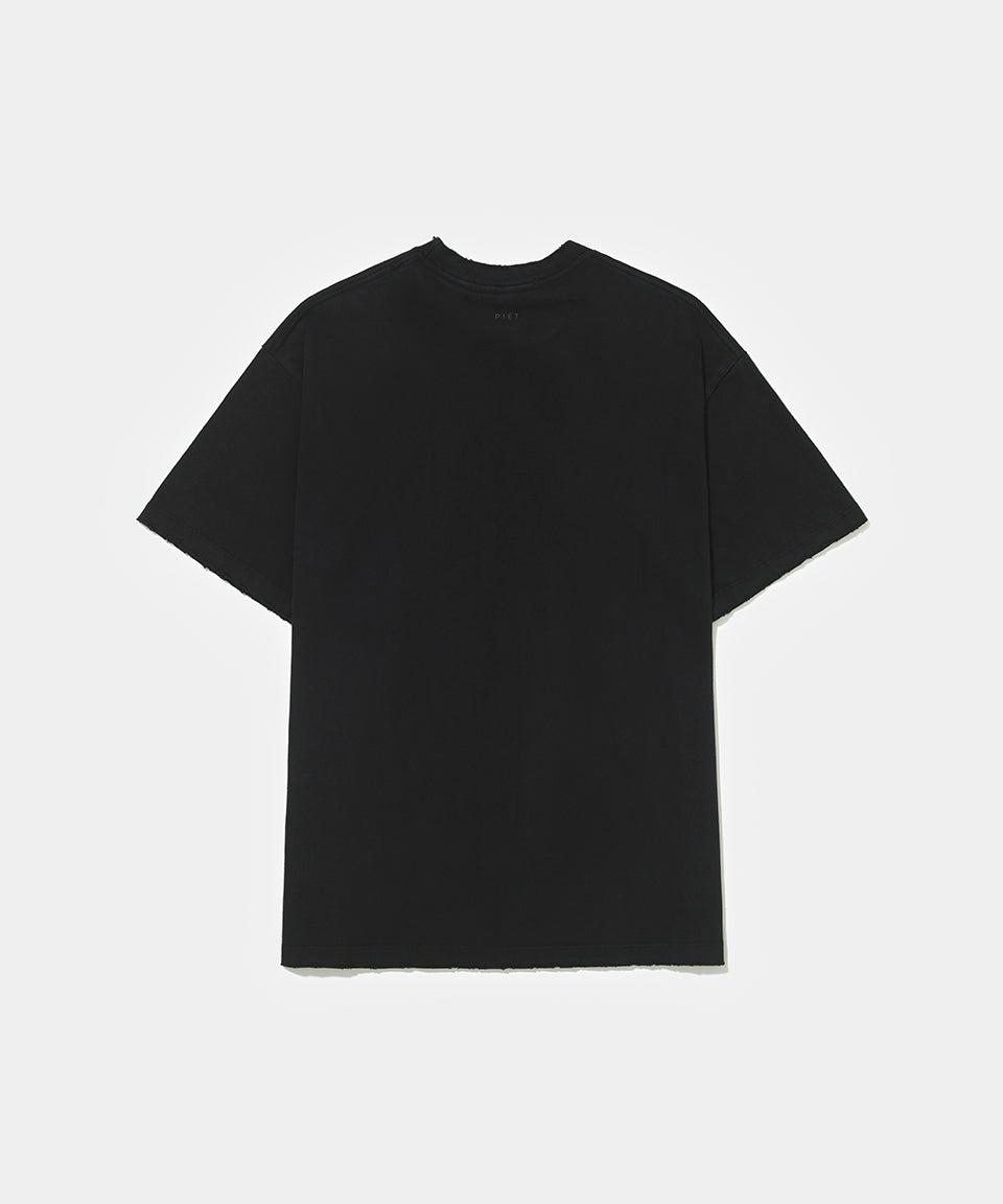 Camiseta PIET Emblem - Vintage Black