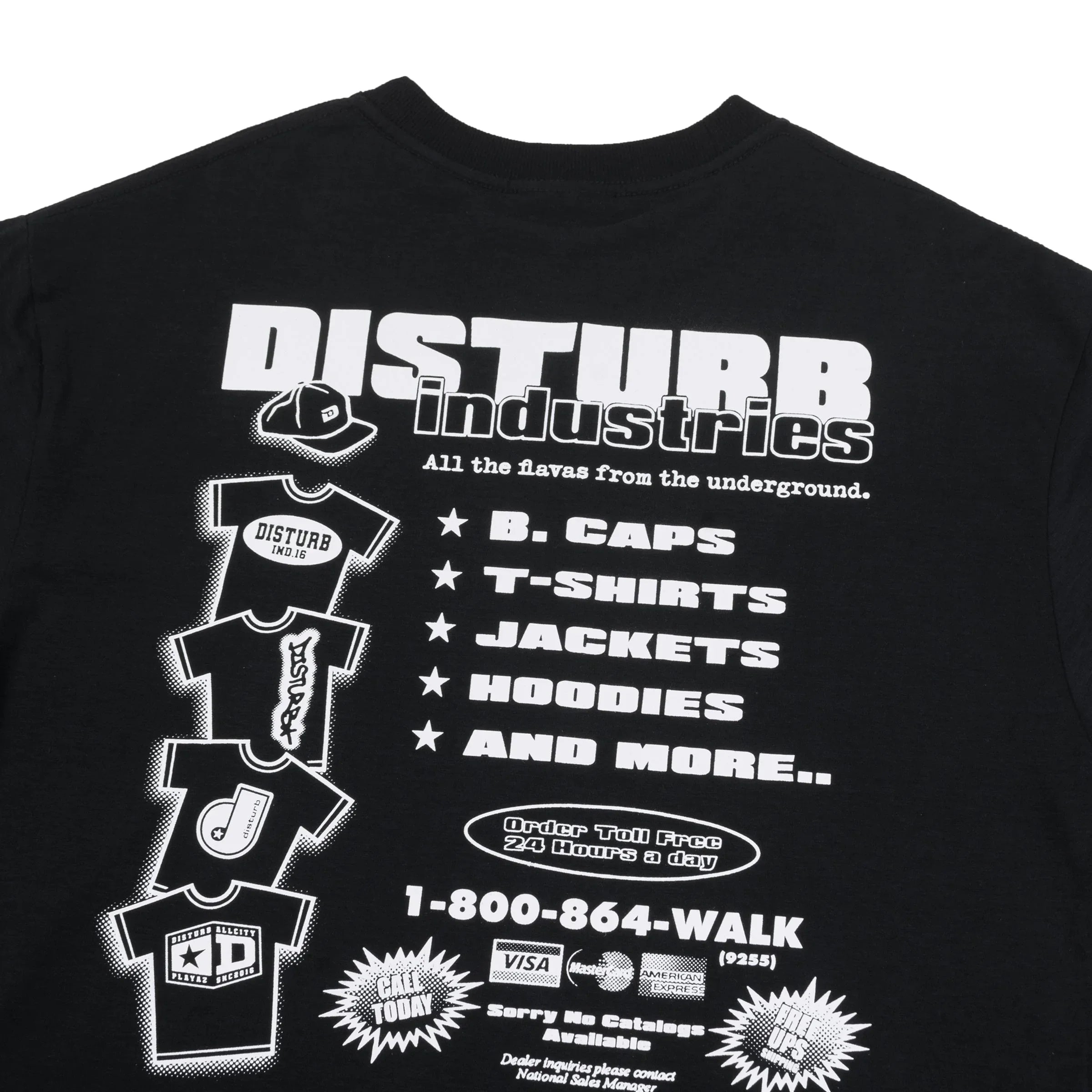 Fly Market T-Shirt in Black - Four Street