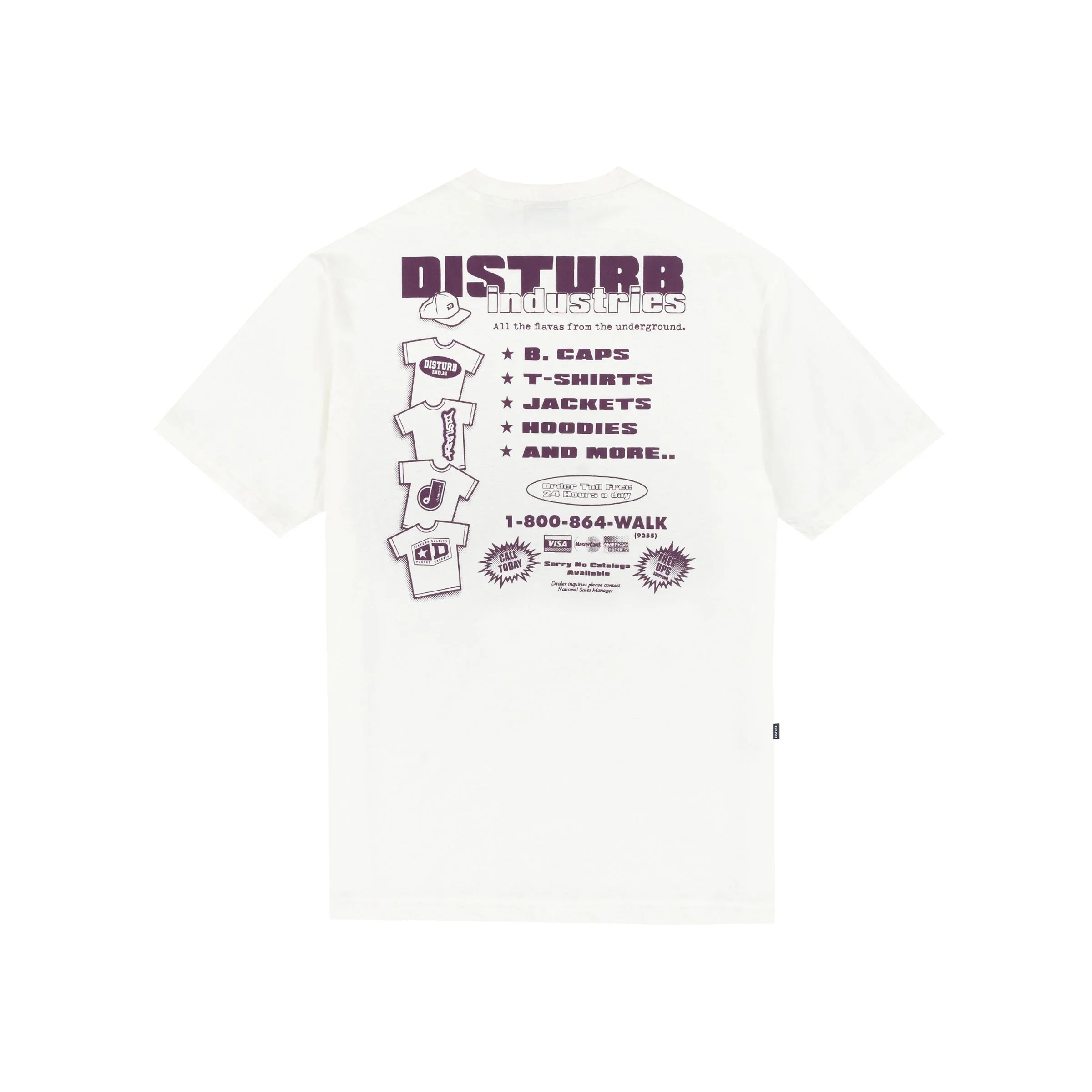 Fly Market T-Shirt in Off-white - Four Street