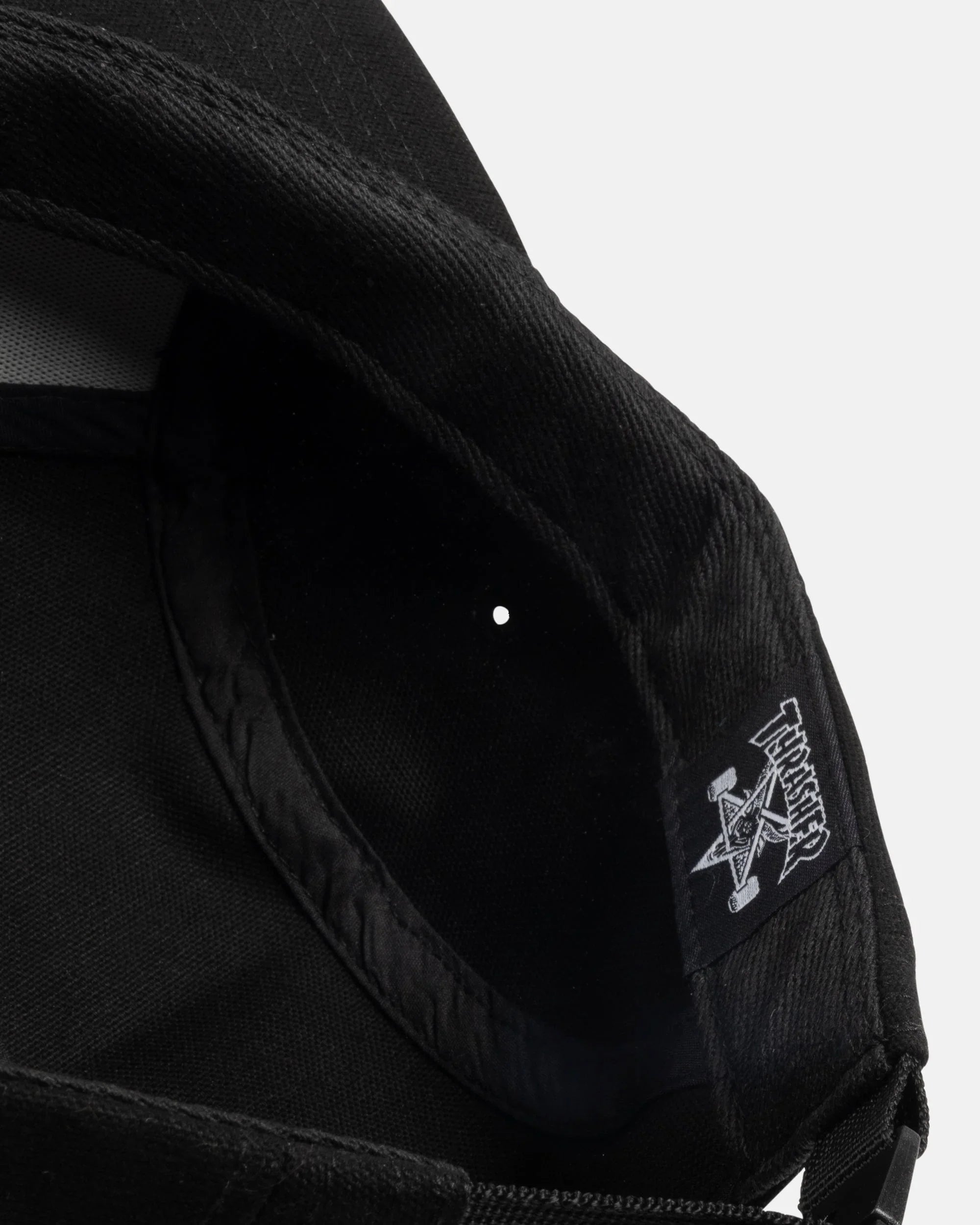 GONZ - 5 PANEL HAT - BLACK - Four Street