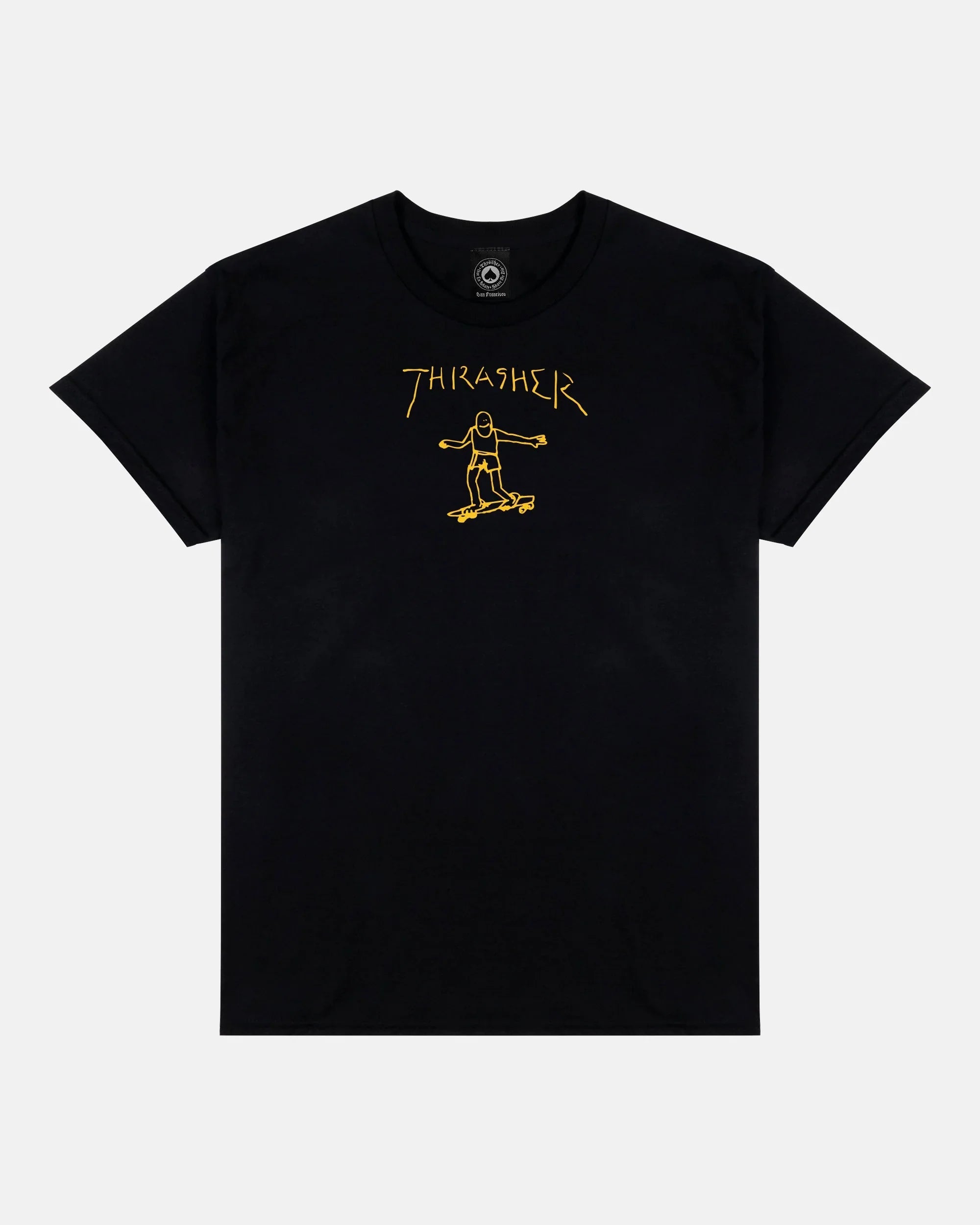 GONZ - TSHIRT - BLACK / YELLOW - Four Street