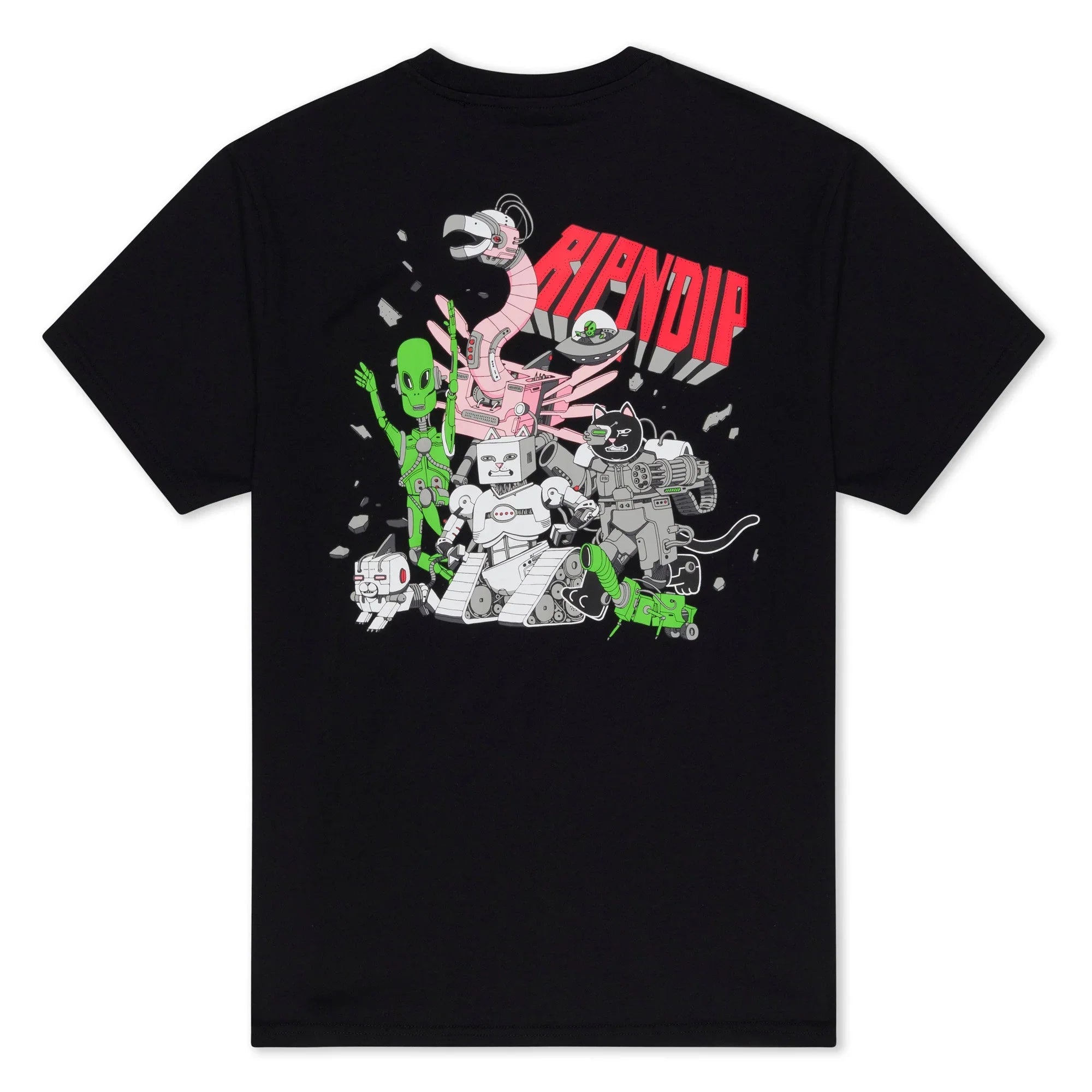 Tomorrowland Tee (Black) - Camiseta - Four Street