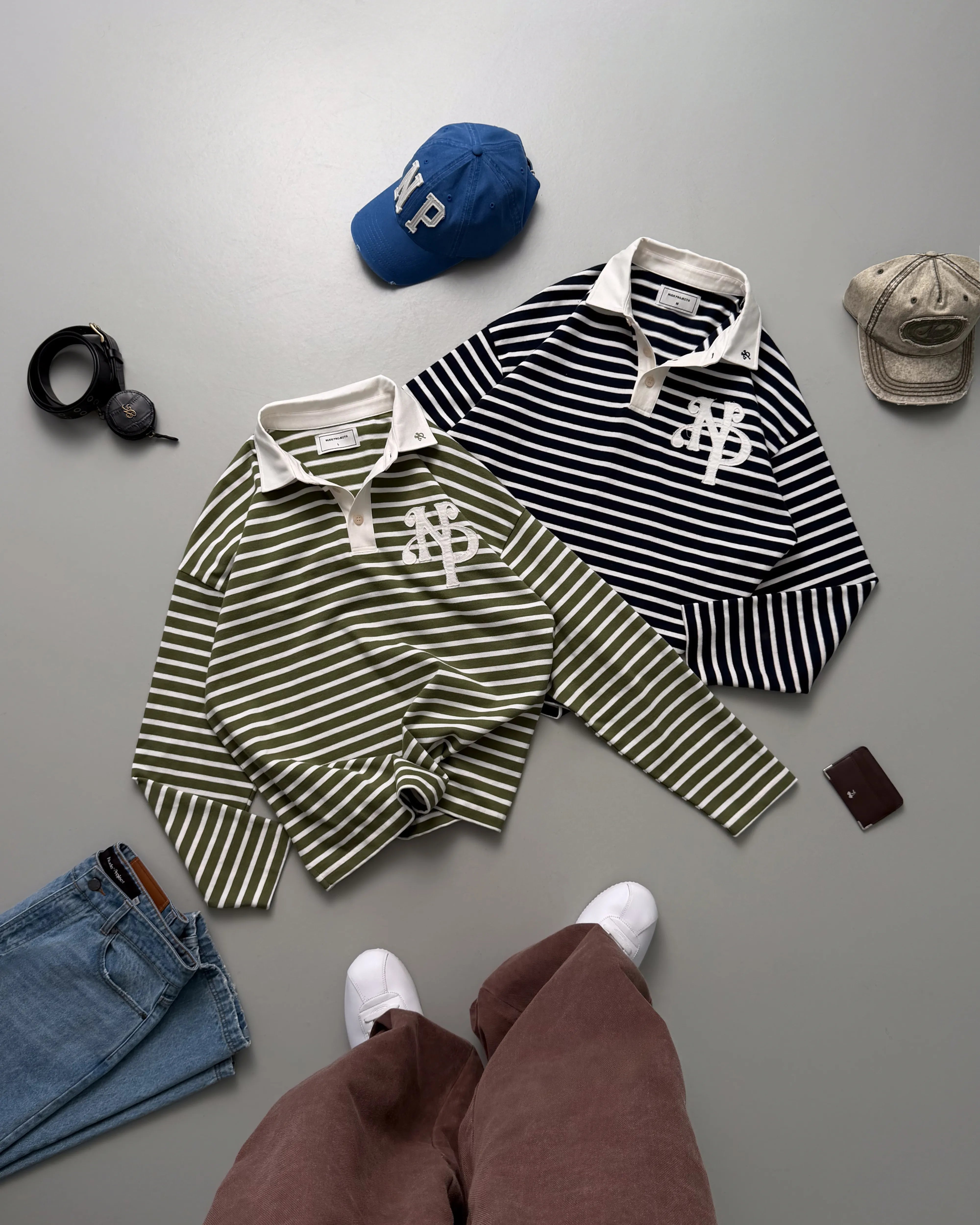 Rayas Polo Green