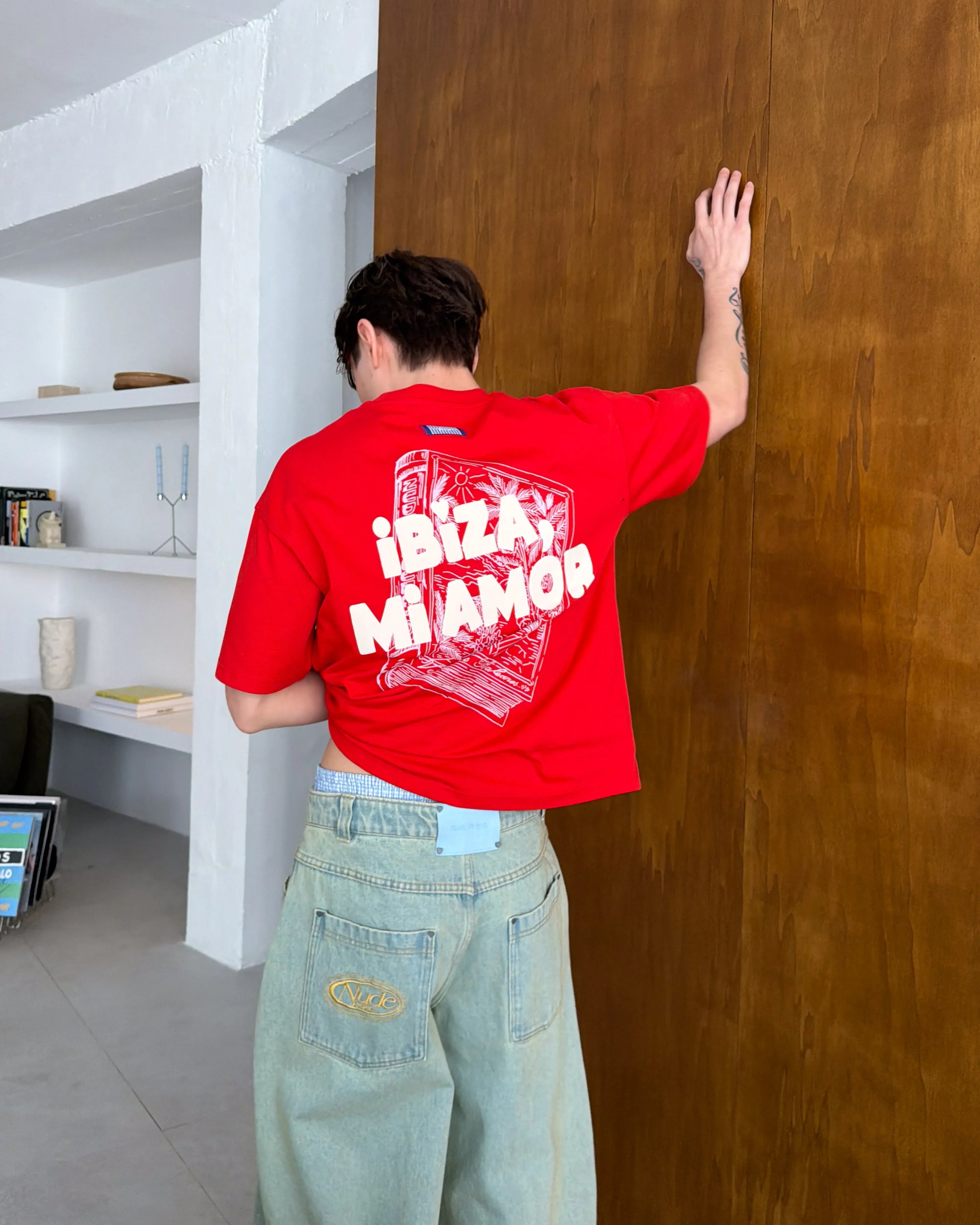 Mi Amor Tee Red