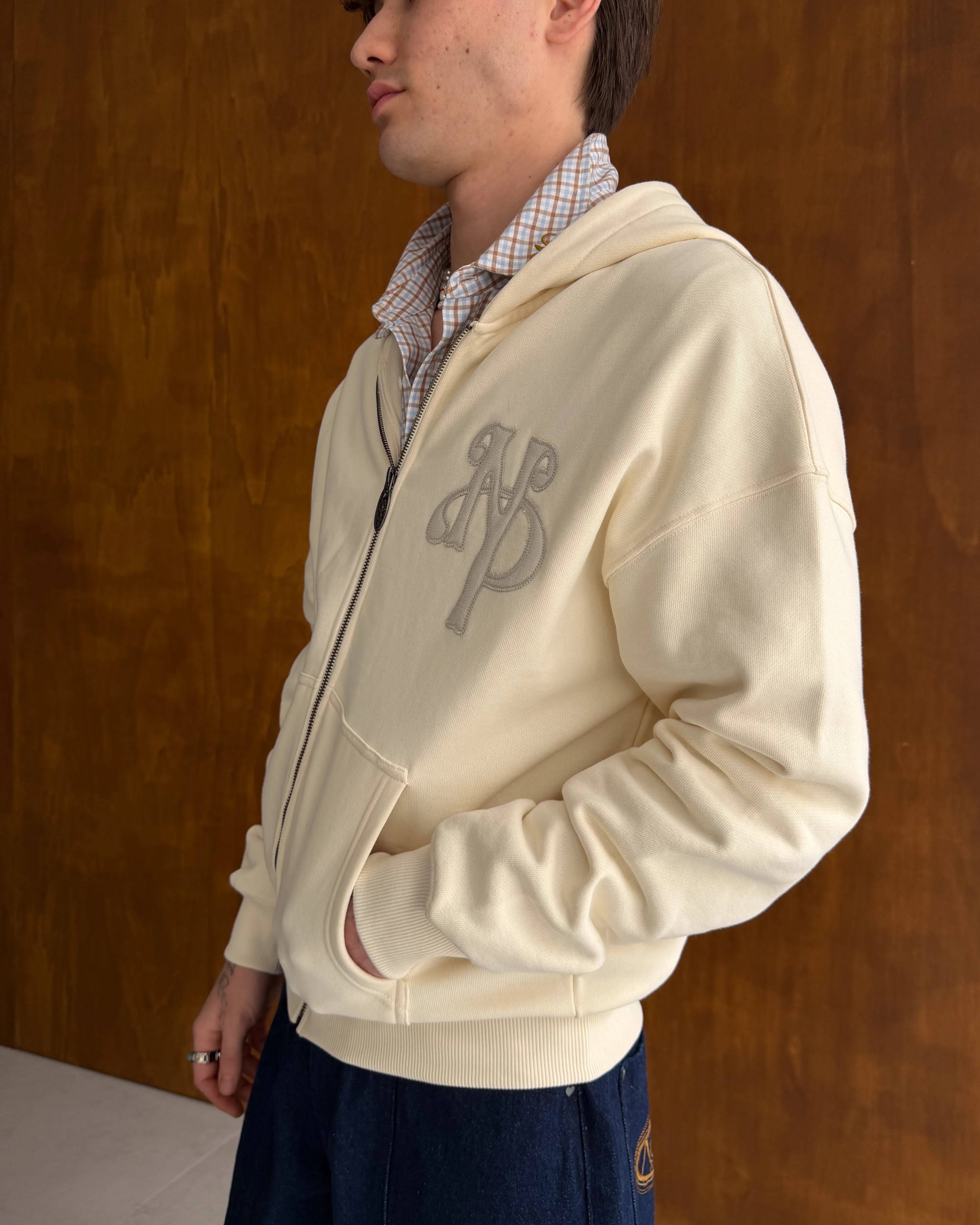 Kill Bill Zip-Up Hoodie Marshmallow